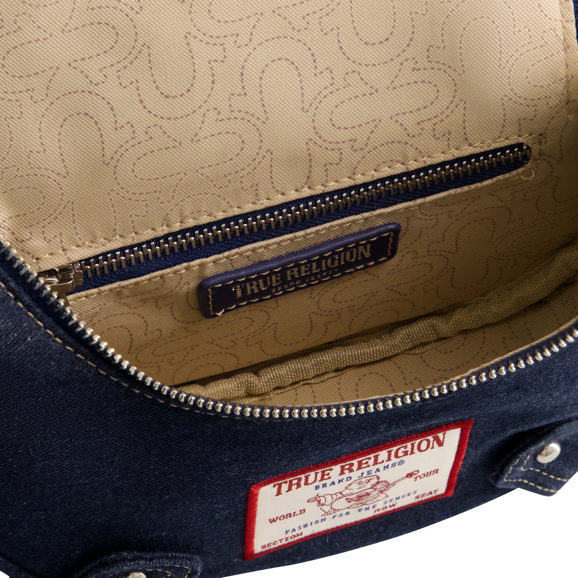 True Religion Chain Handle Denim Hobo, Denim