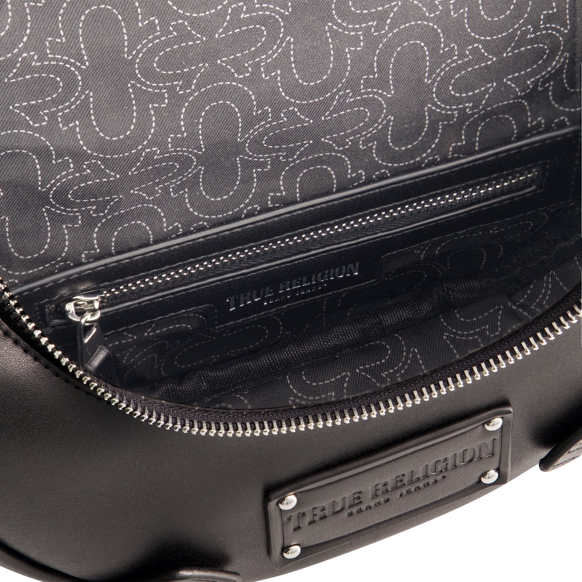 True Religion Chain Handle Hobo, Black