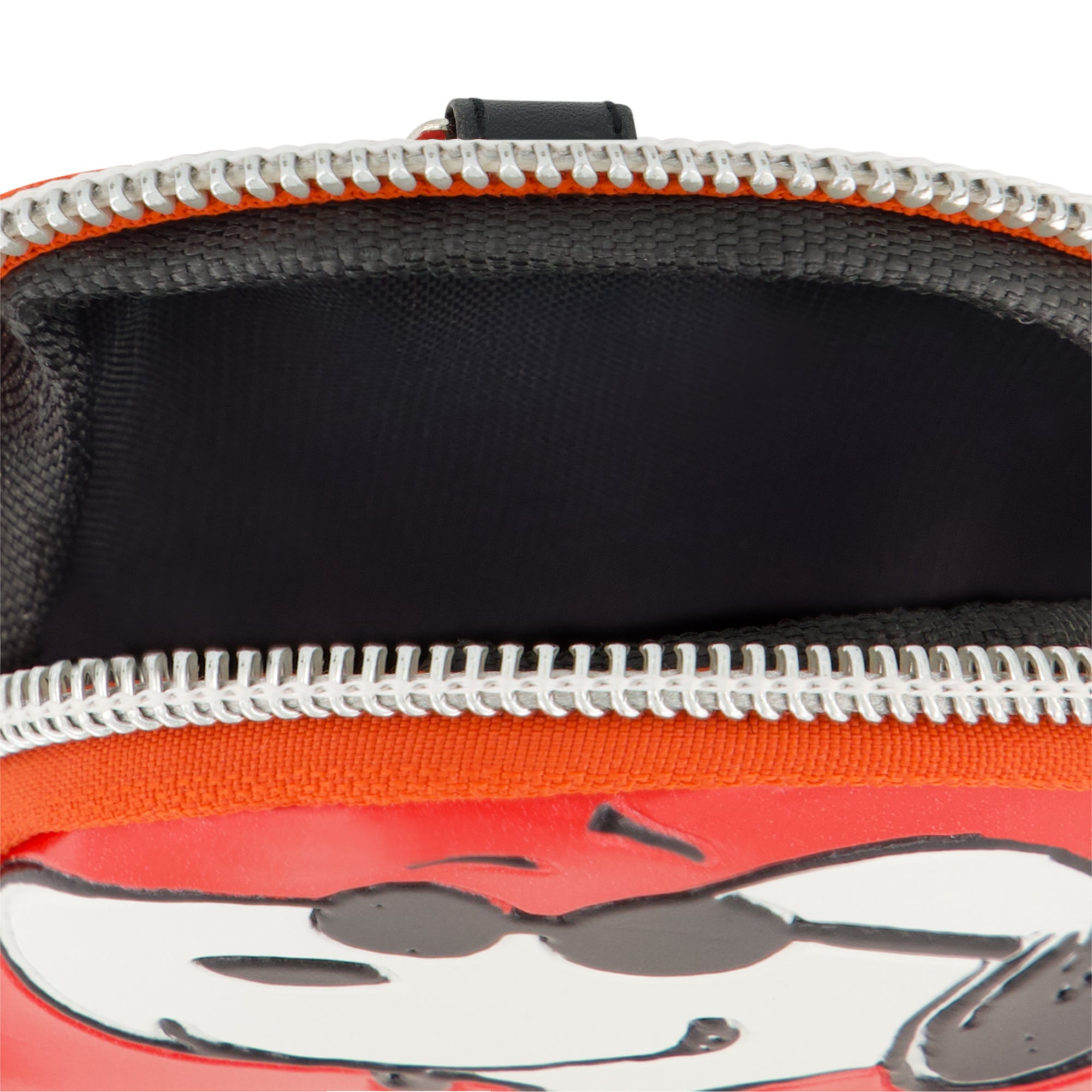 Peanuts Small Coin Purse Wallet with Keychain Clip, Snoopy J, One Size, Multi