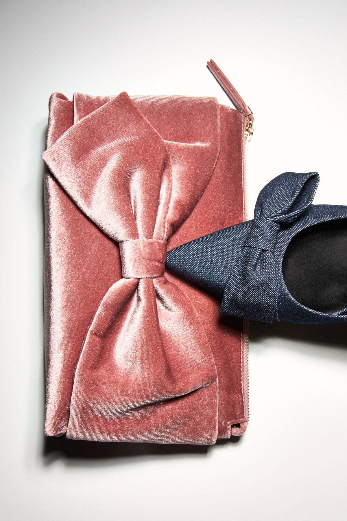 Rebecca Minkoff Bow Clutch Dusty Rose