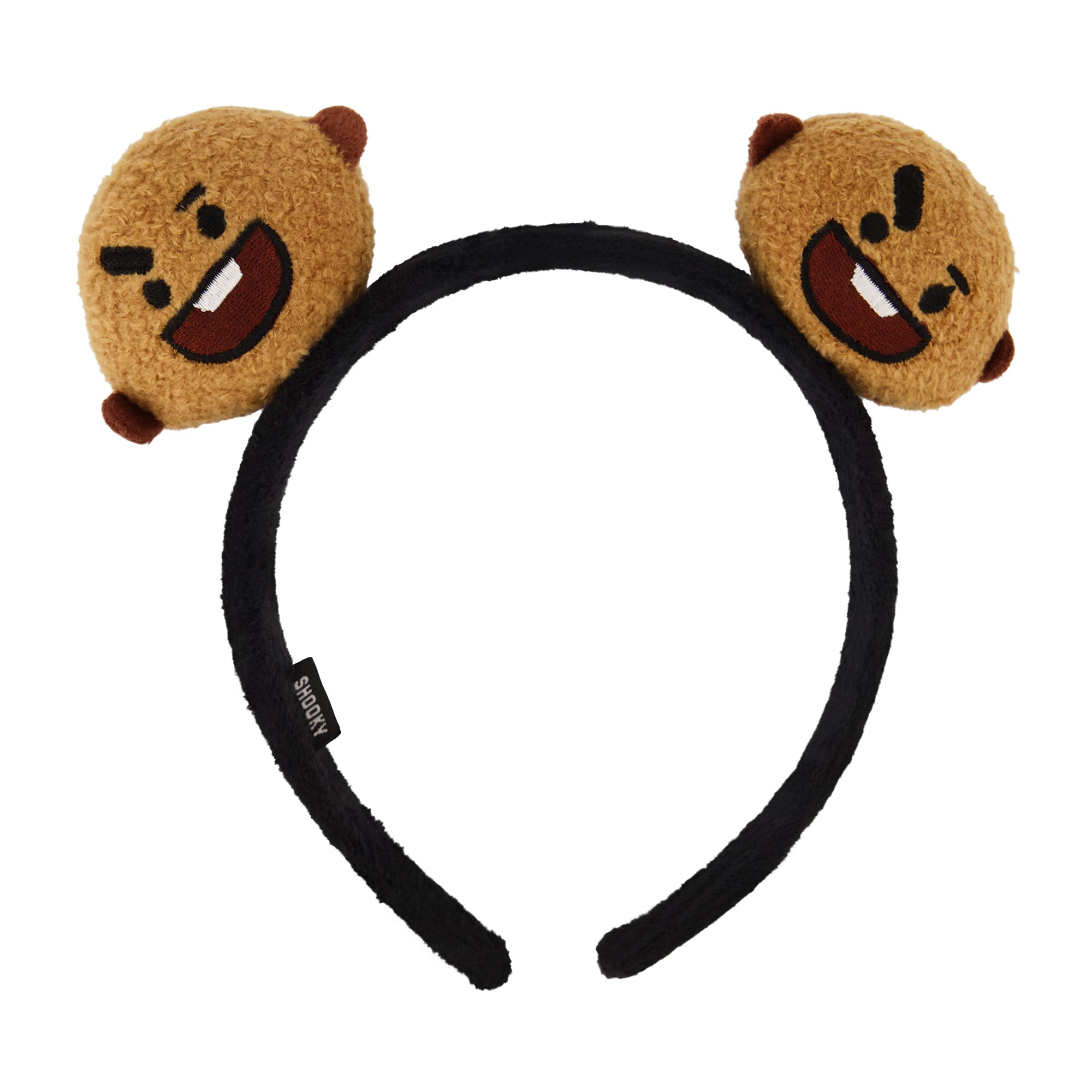 BT21 LINE FRIENDS Women's Headband, 3D Plush Hair Band for Adults, Cute Fashion Accessories, SHOOKY, One Size