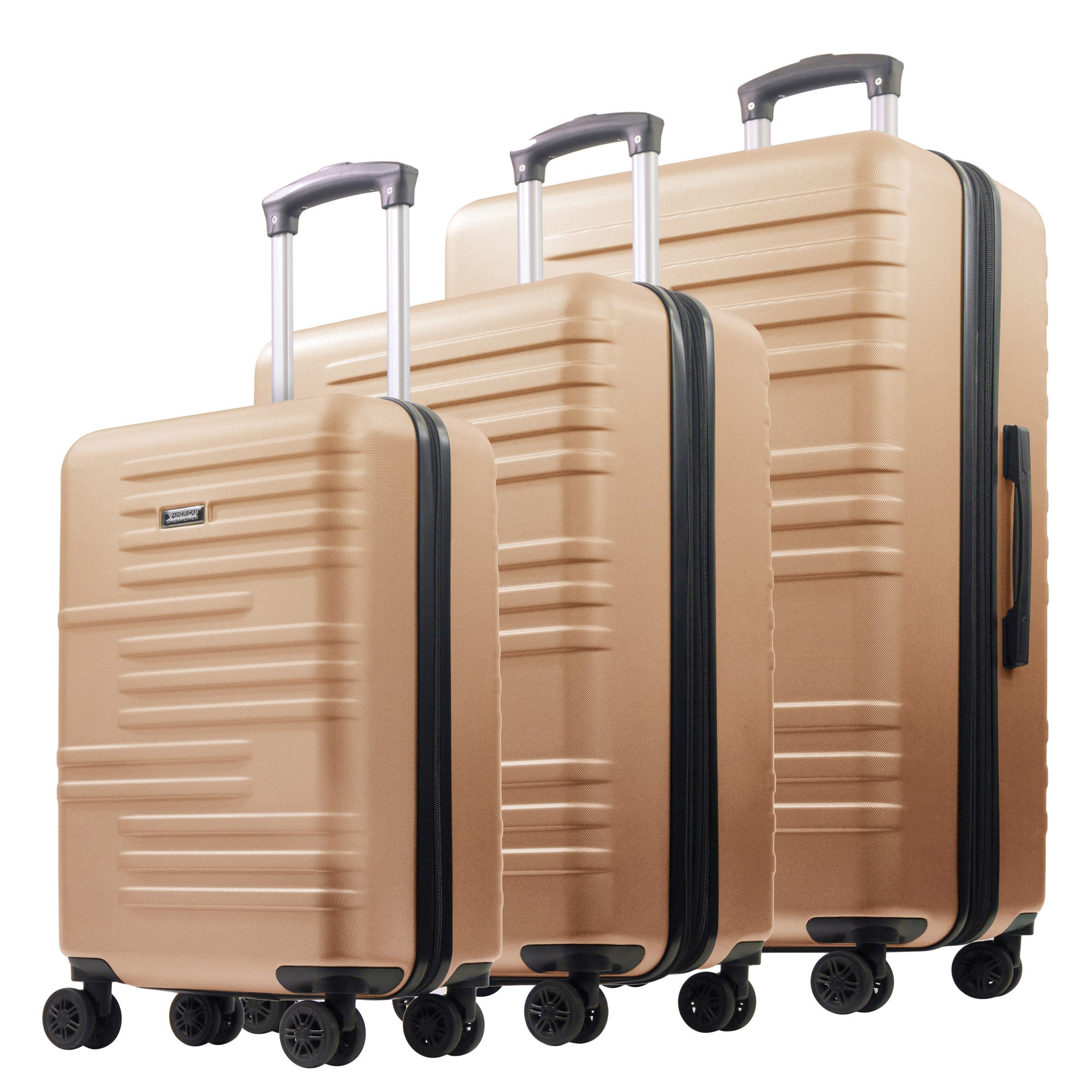 American Dreamliner 3-Piece Hardside Luggage Set – 22.5", 26.5", 30"