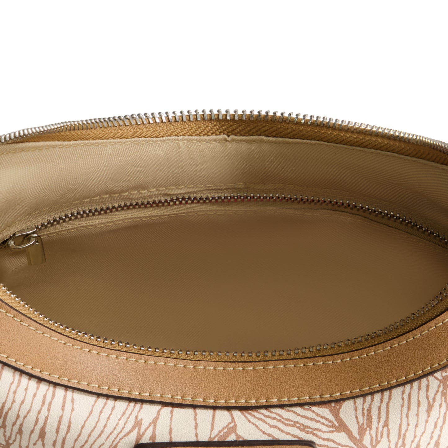 Tommy Bahama Graphic Leaf Print City Hobo, TAN