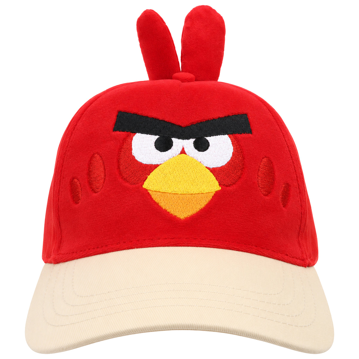 Angry Birds Boys Red Character Baseball Cap – Adjustable Curved Brim Hat