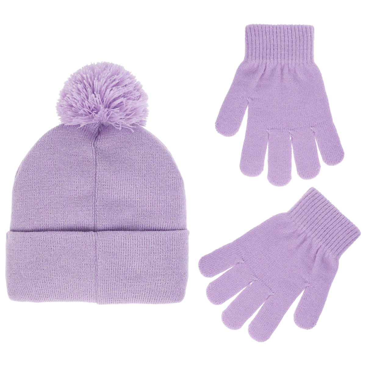 Angry Birds Girls “Cute & Clever” Pom Beanie and Glove Set