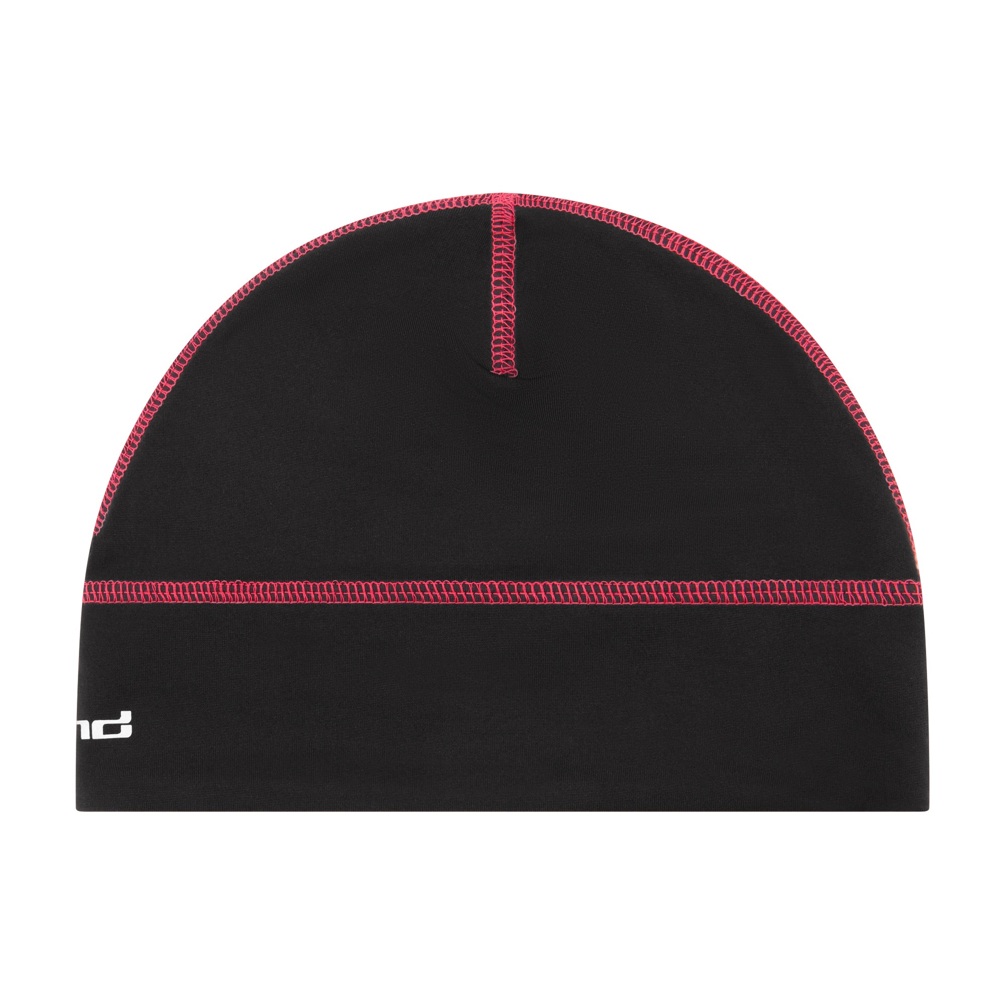 Hind Women's Beanie Hat, Running Skull Cap Beanie with Reflective Logo, Athletic Sports Headwear, Black, One Size