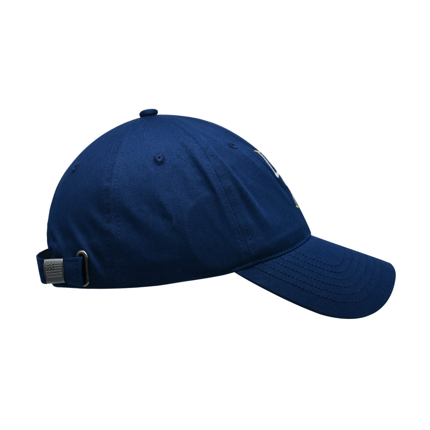 U.S Polo Assn. Dad Hat, Embroidered Horse Logo Adjustable Adult Baseball Cap with Diagonal Accent Stripes