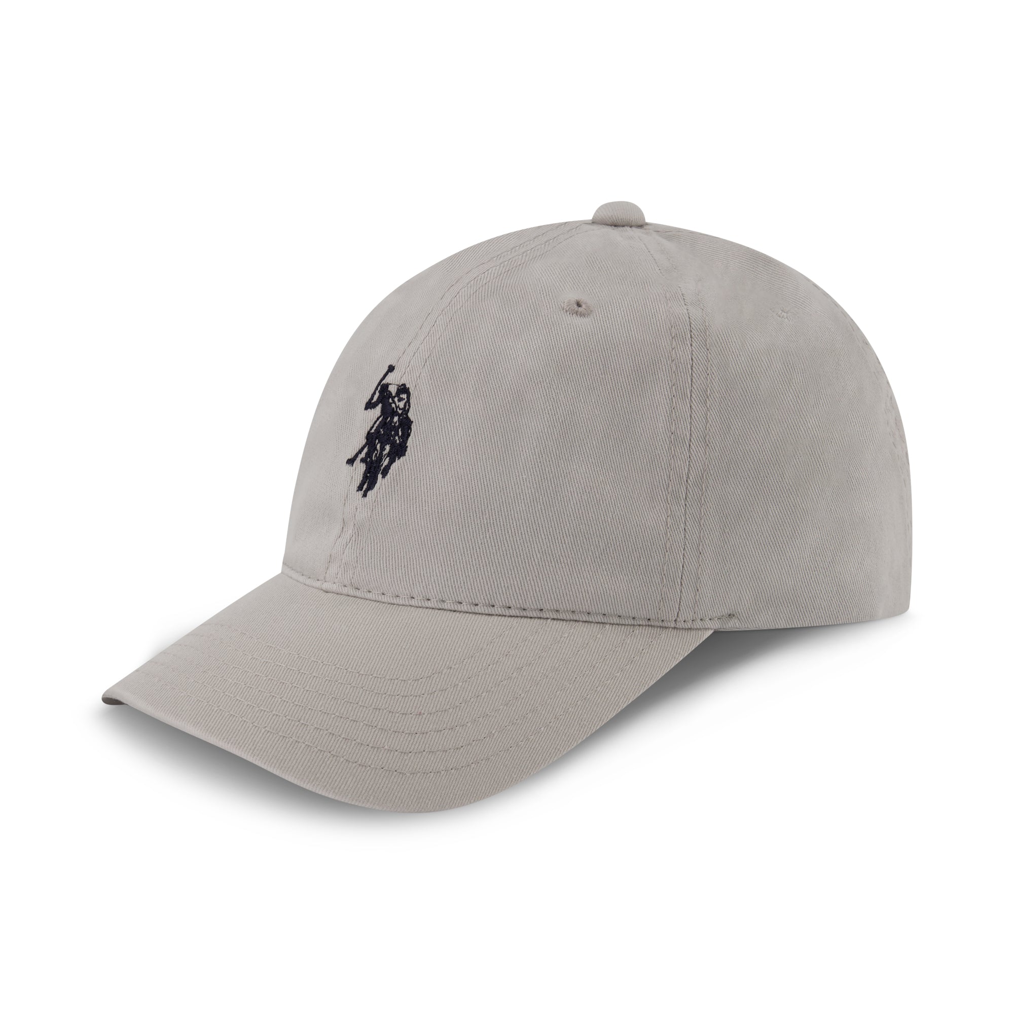 U.S. Polo Assn. Small Polo Pony Logo Baseball Hat, 100% Cotton, Adjustable Cap