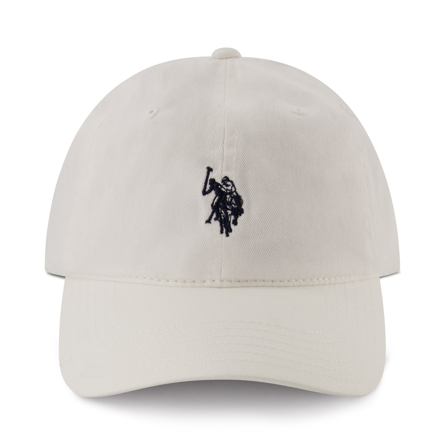 U.S. Polo Assn. Small Polo Pony Logo Baseball Hat, 100% Cotton, Adjustable Cap