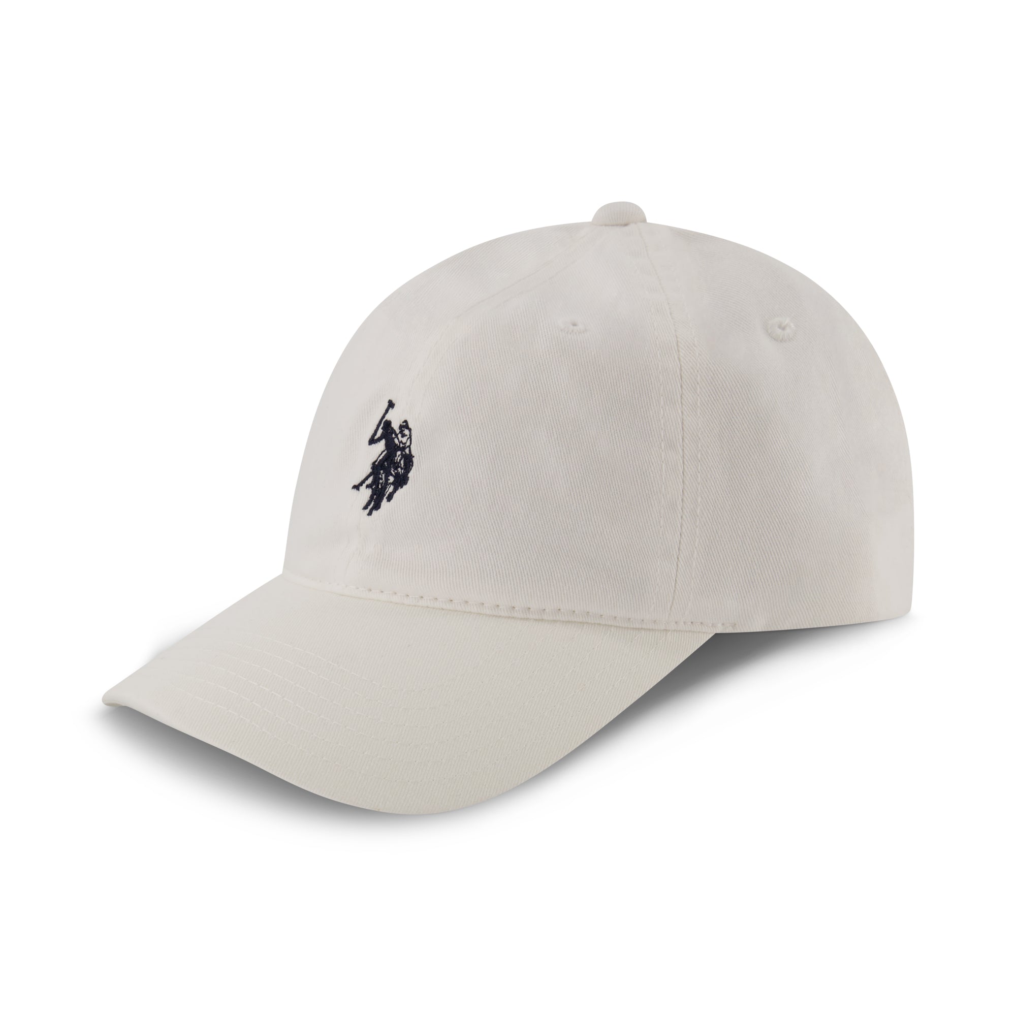 U.S. Polo Assn. Small Polo Pony Logo Baseball Hat, 100% Cotton, Adjustable Cap