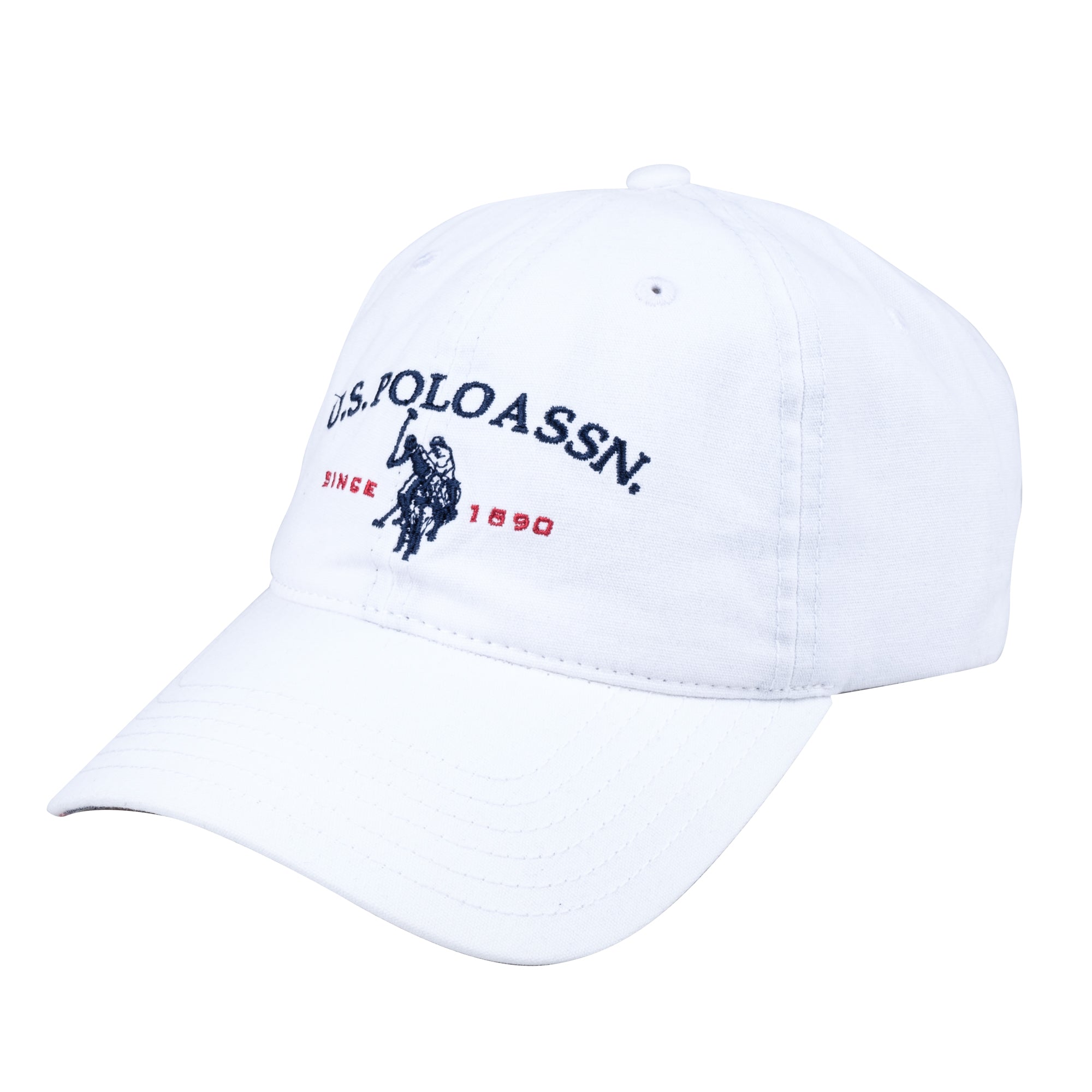 U.S. Polo Assn. Unisex-Adult Embroidered Pony Horse Logo Since 1890 Adjustable Cotton Baseball Hat with Curved Brim