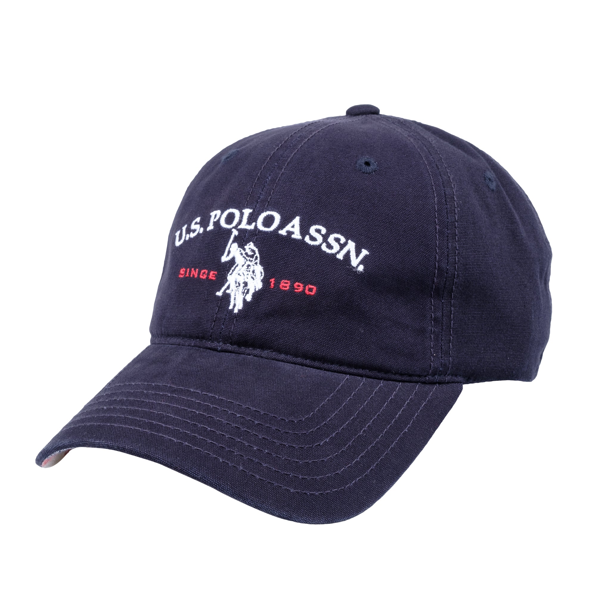 U.S. Polo Assn. Unisex-Adult Embroidered Pony Horse Logo Since 1890 Adjustable Cotton Baseball Hat with Curved Brim