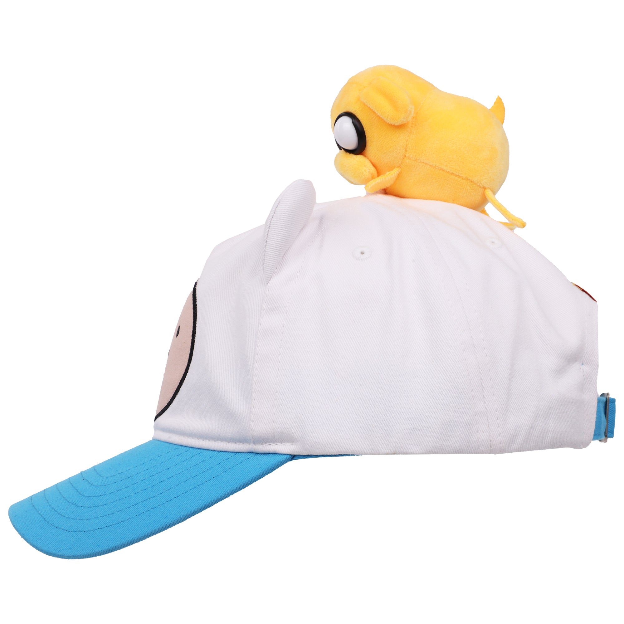 Adventure Time Finn & Jake 3D Plush Dad Cap – Adjustable Curved Brim Hat