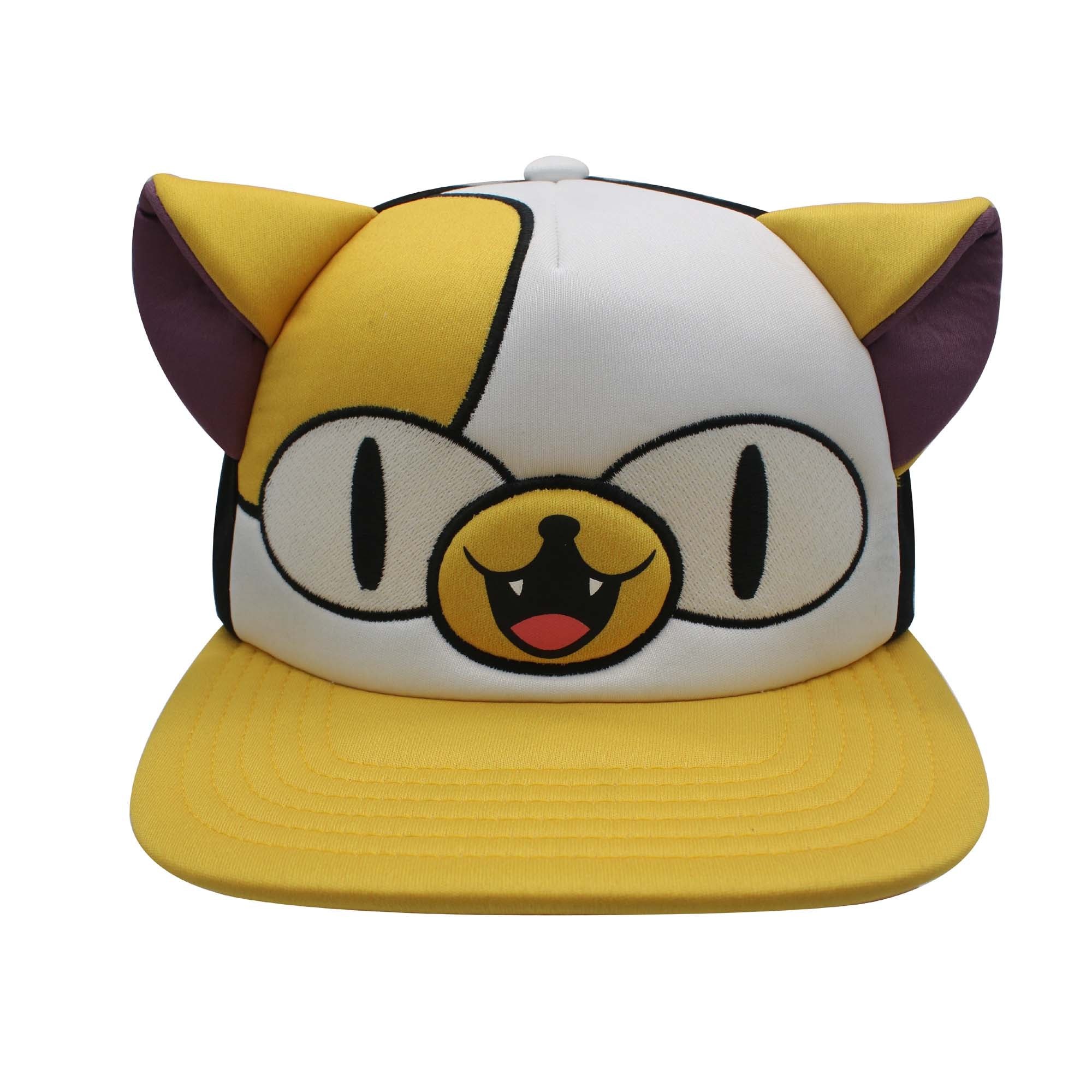 Adventure Time Jake 3D Ears Flat Brim Snapback Hat – Cartoon Character Cosplay Cap