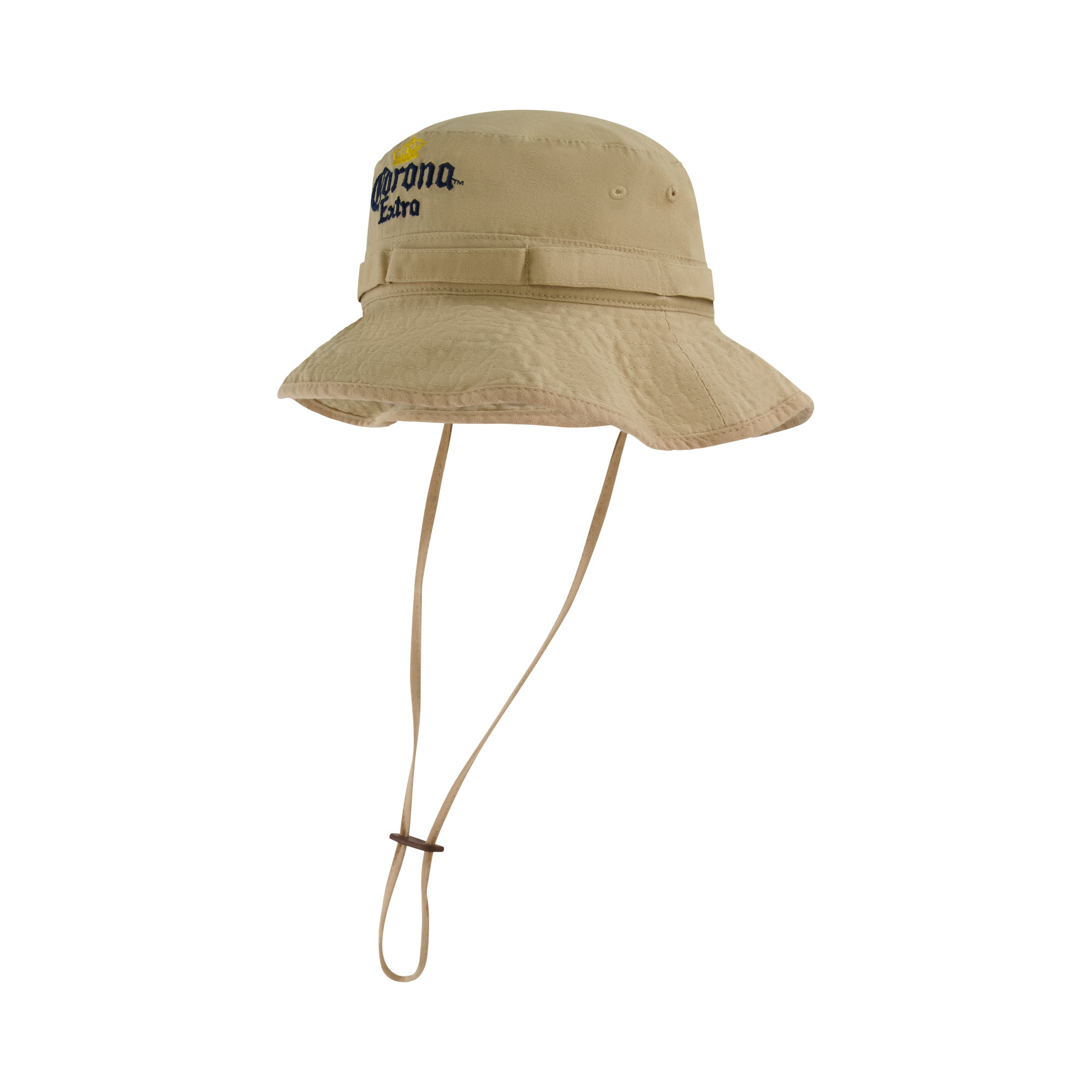 Concept One Women's Corona Extra Bucket Embroidered Logo, Packable Travel Sun Hat, Wide Brim Cap