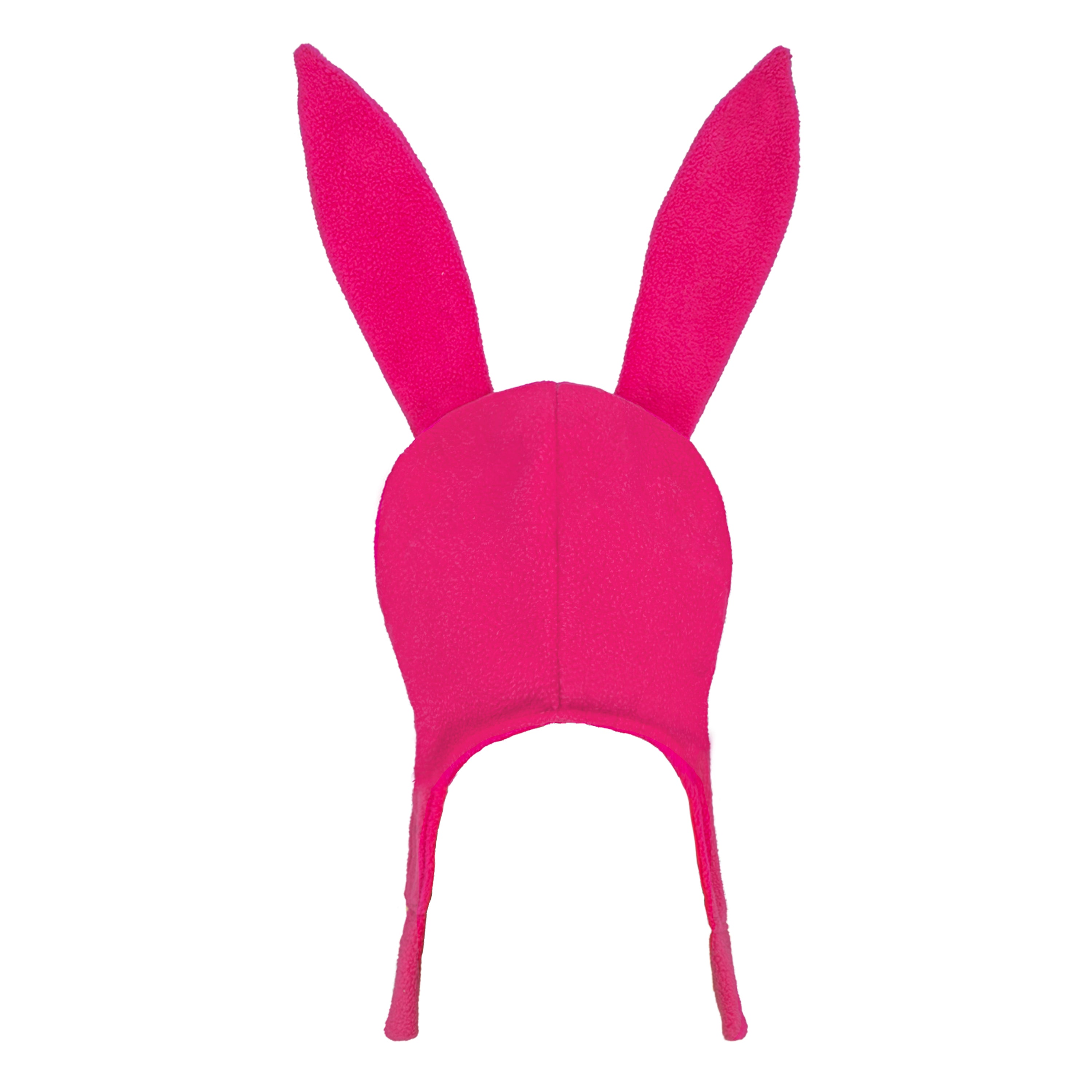 Concept One Womens Bob's Burgers Louise Cosplay Bunny with Floppy Ears Fleece Beanie Hat, Pink, 0 US