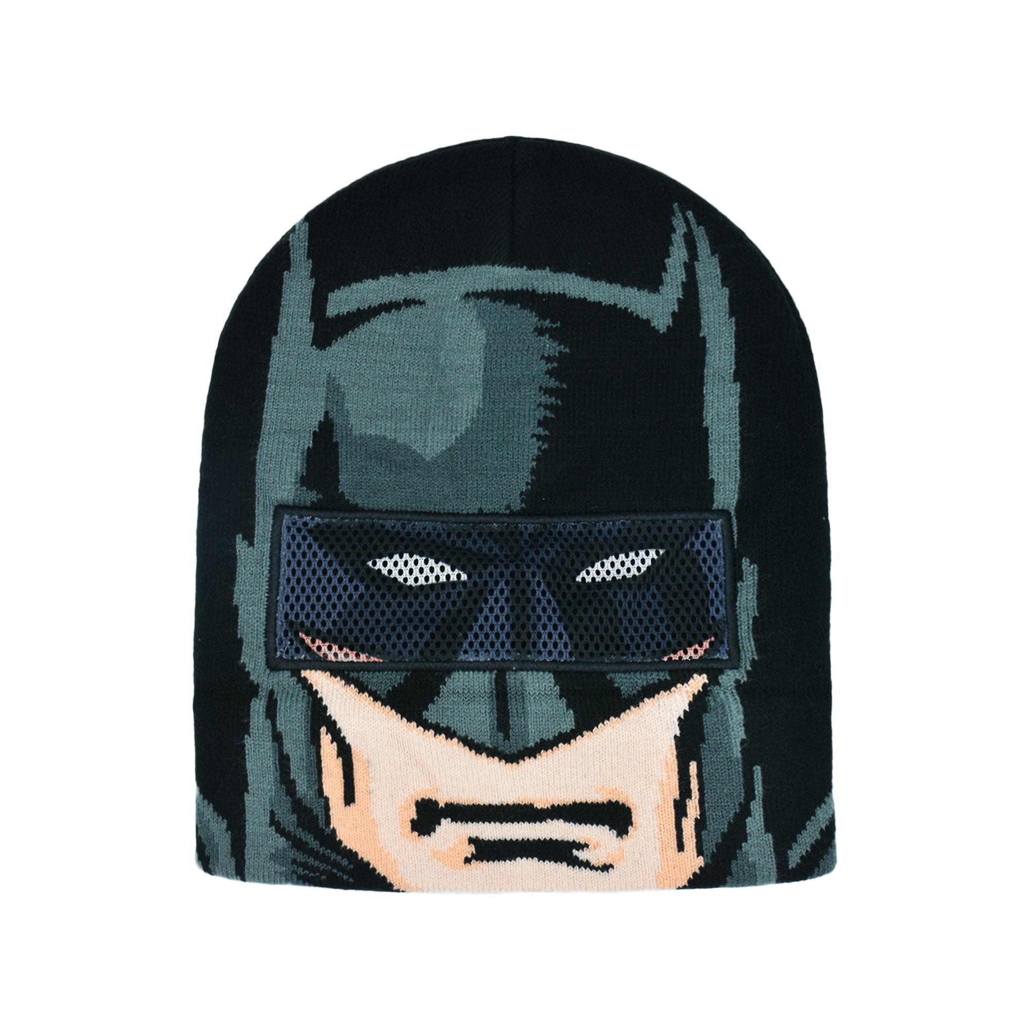 DC Comics Roll Down Cuff Beanie Hat, One Size