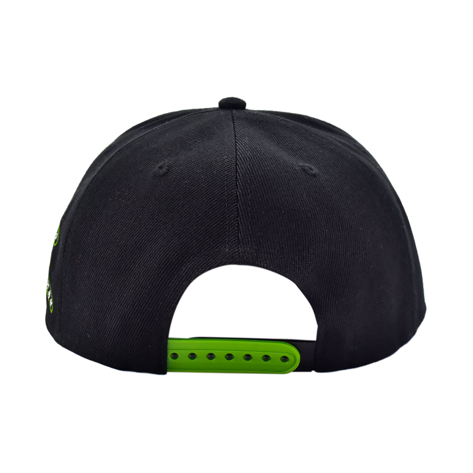 DC Comics The Riddler Snapback Hat – Black & Green Question Mark Flat Brim Adjustable Cap