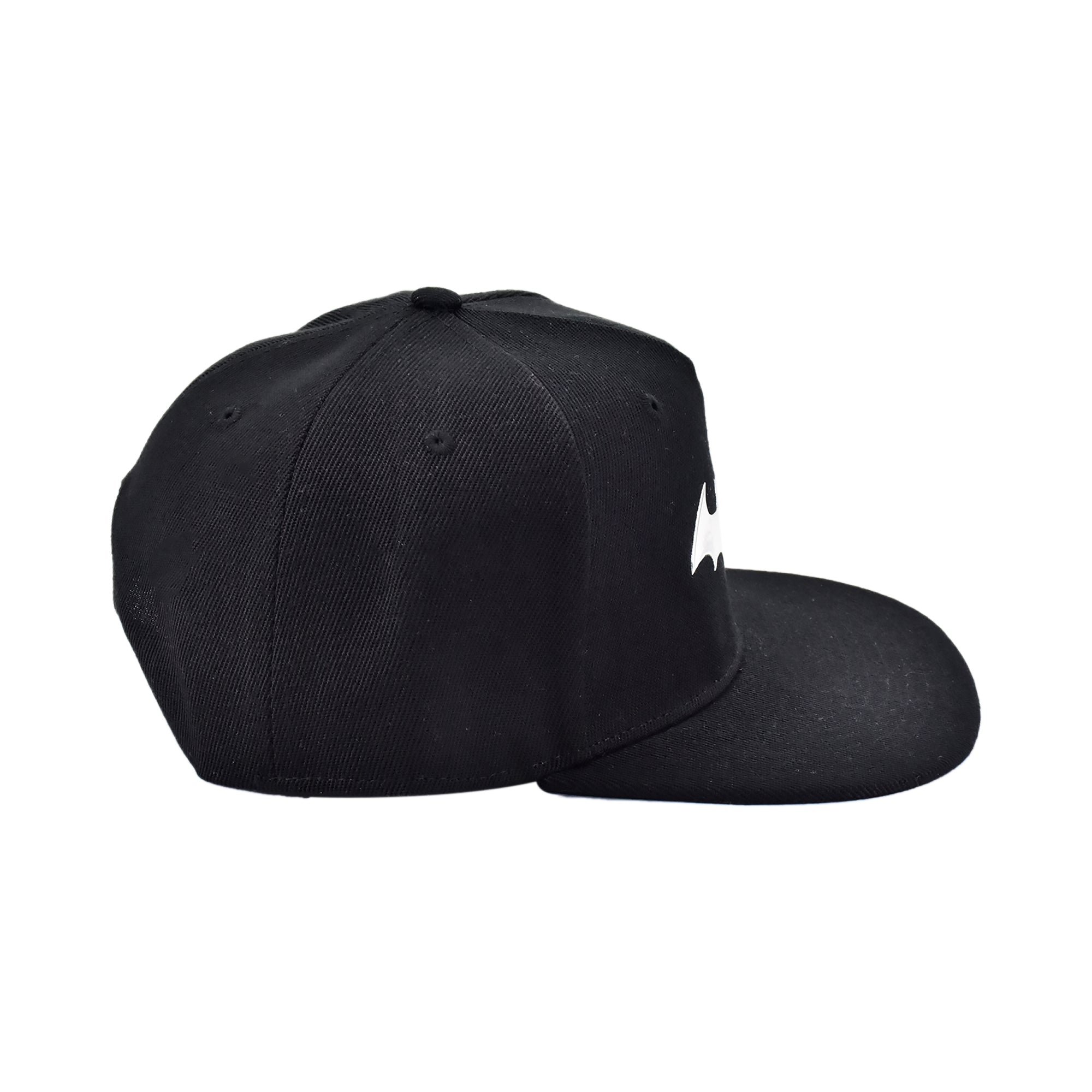 Batman Arkham City Snapback Hat – Flat Brim Adjustable Cap with Metal Bat Logo