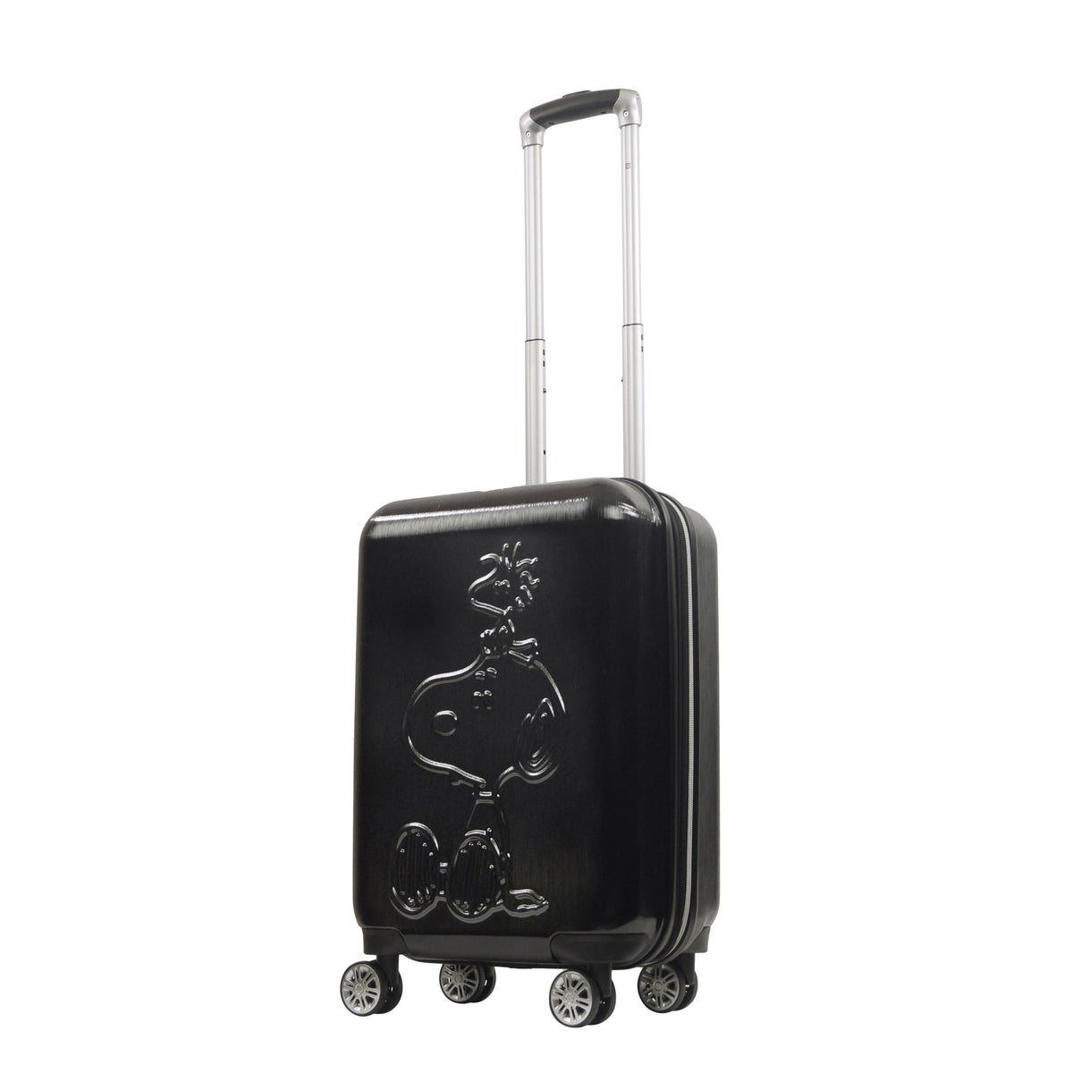 Ful Peanuts Snoopy & Woodstock Black 22" Carry-on Spinner Luggage