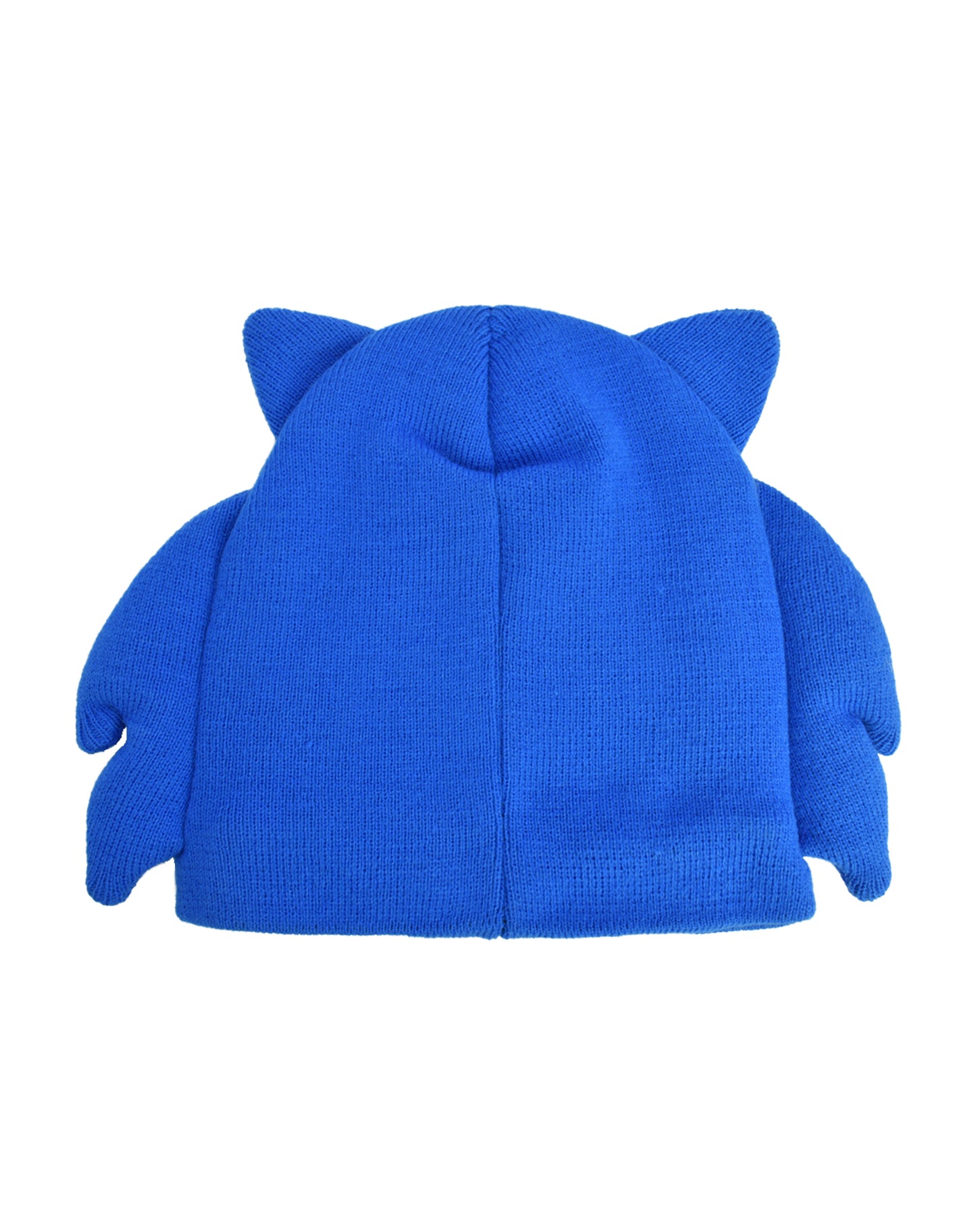 Sonic The Hedgehog Beanie Hat, Acrylic Knitted Winter Hat with Ears and Quills, Royal, One Size
