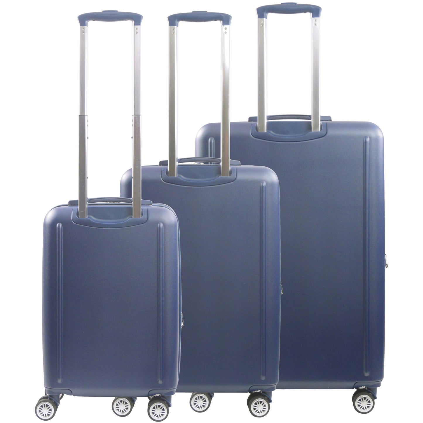 Tommy Bahama 3-Piece Hard-Sided 3D Pineapple Luggage Set with Drawstring Bag in Navy