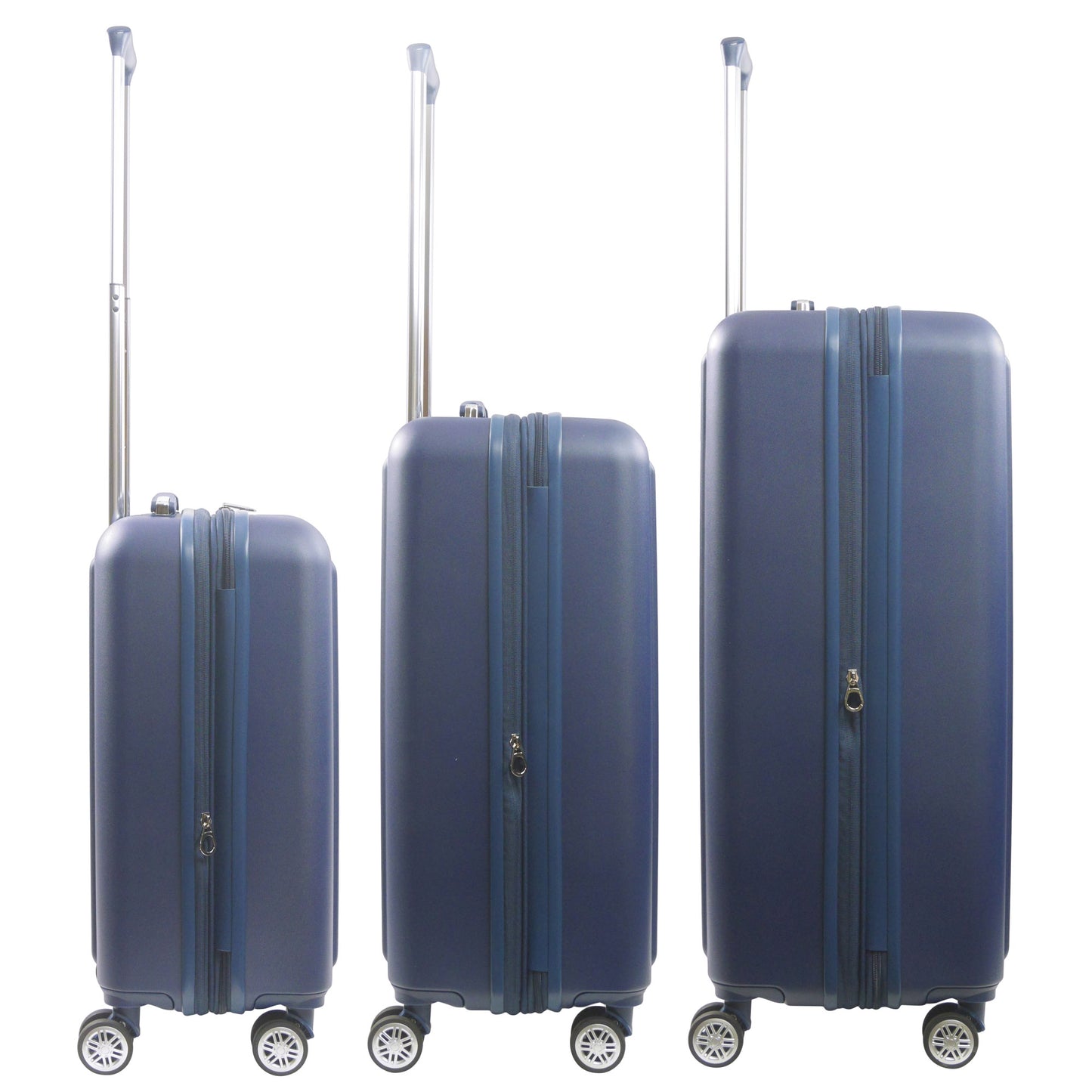 Tommy Bahama 3-Piece Hard-Sided 3D Pineapple Luggage Set with Drawstring Bag in Navy