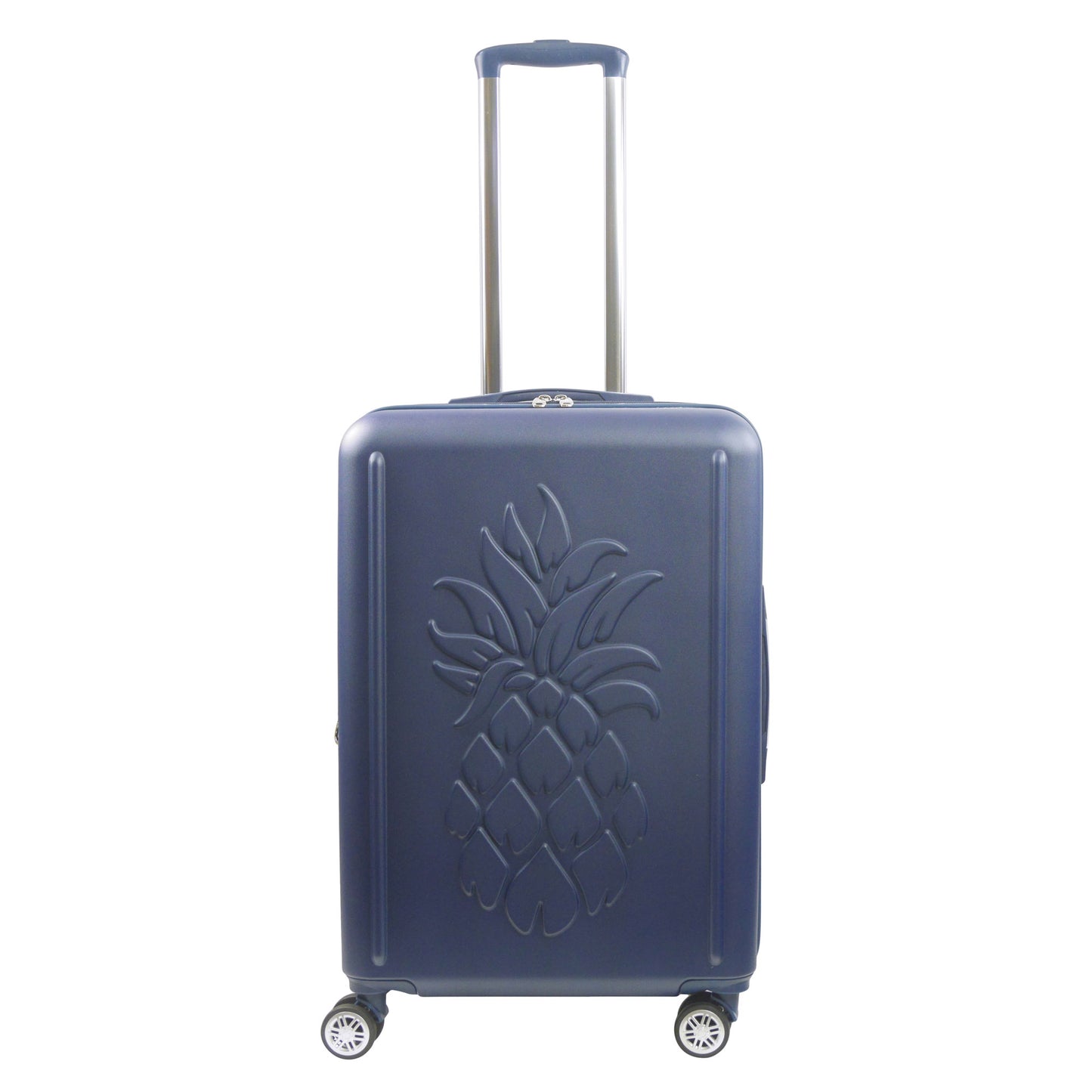 Tommy Bahama 26.5" Hard-Sided 3D Pineapple Luggage with Drawstring Bag in Navy