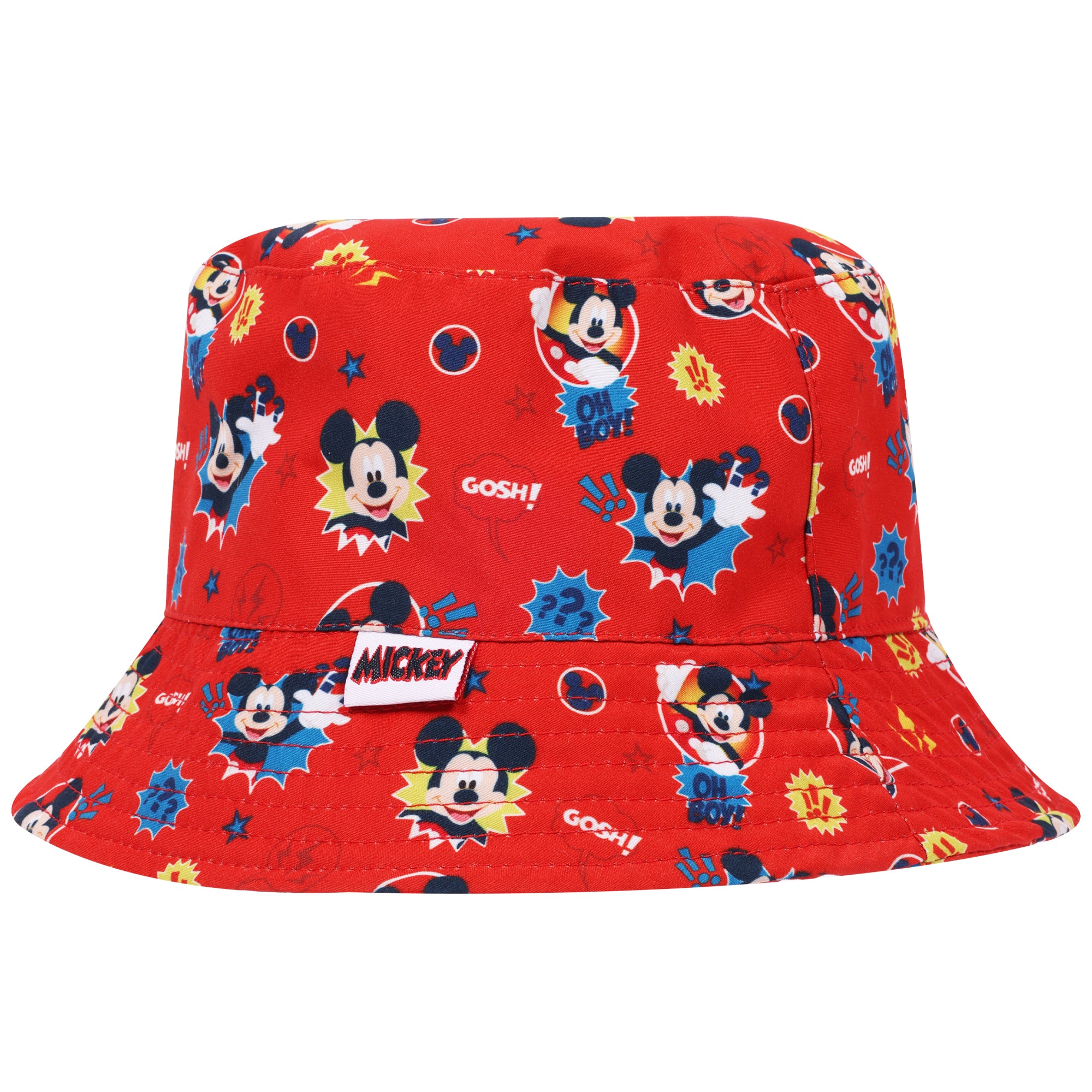 Disney Mickey Mouse Boys “Oh Boy!” All-Over Print Bucket Hat – Kids