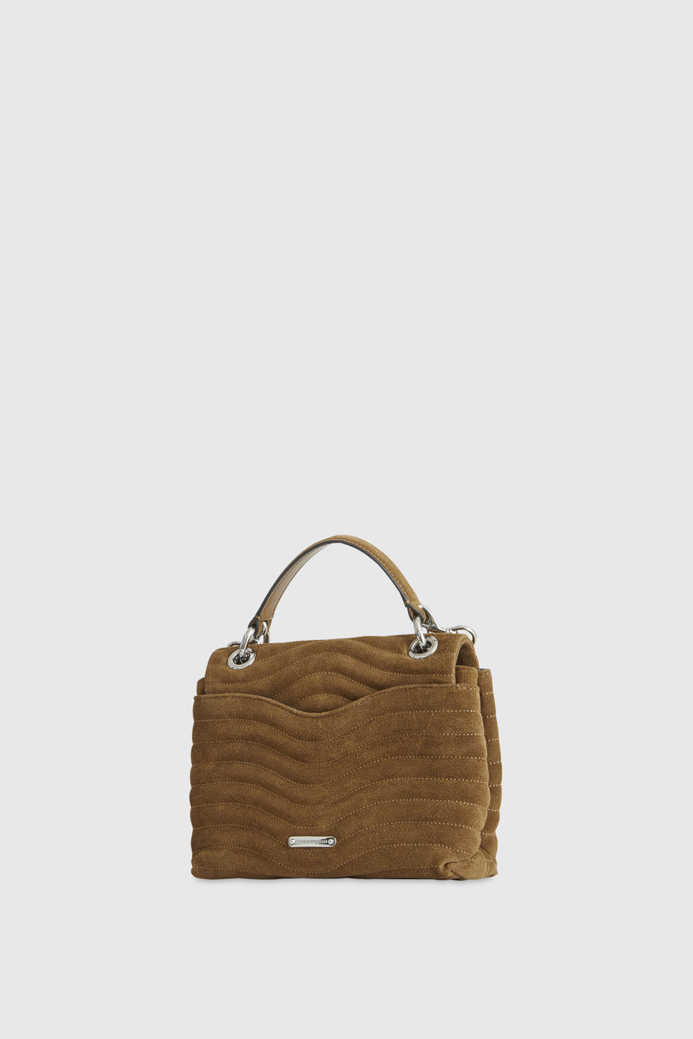 Rebecca Minkoff M.A.B. Quilted Top Handle Satchel Whiskey