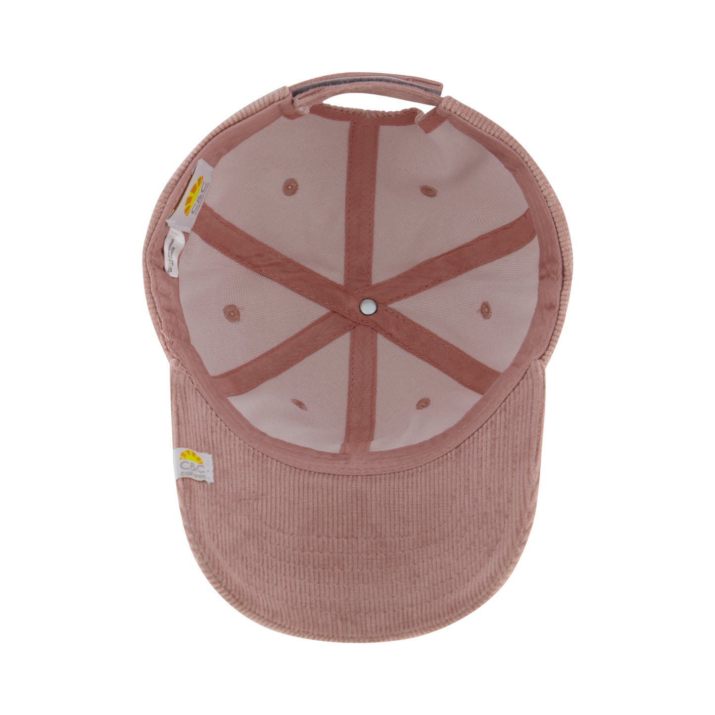 C & C California Baseball Cap, Corduroy Cotton Baseball Hat with Curved Brim