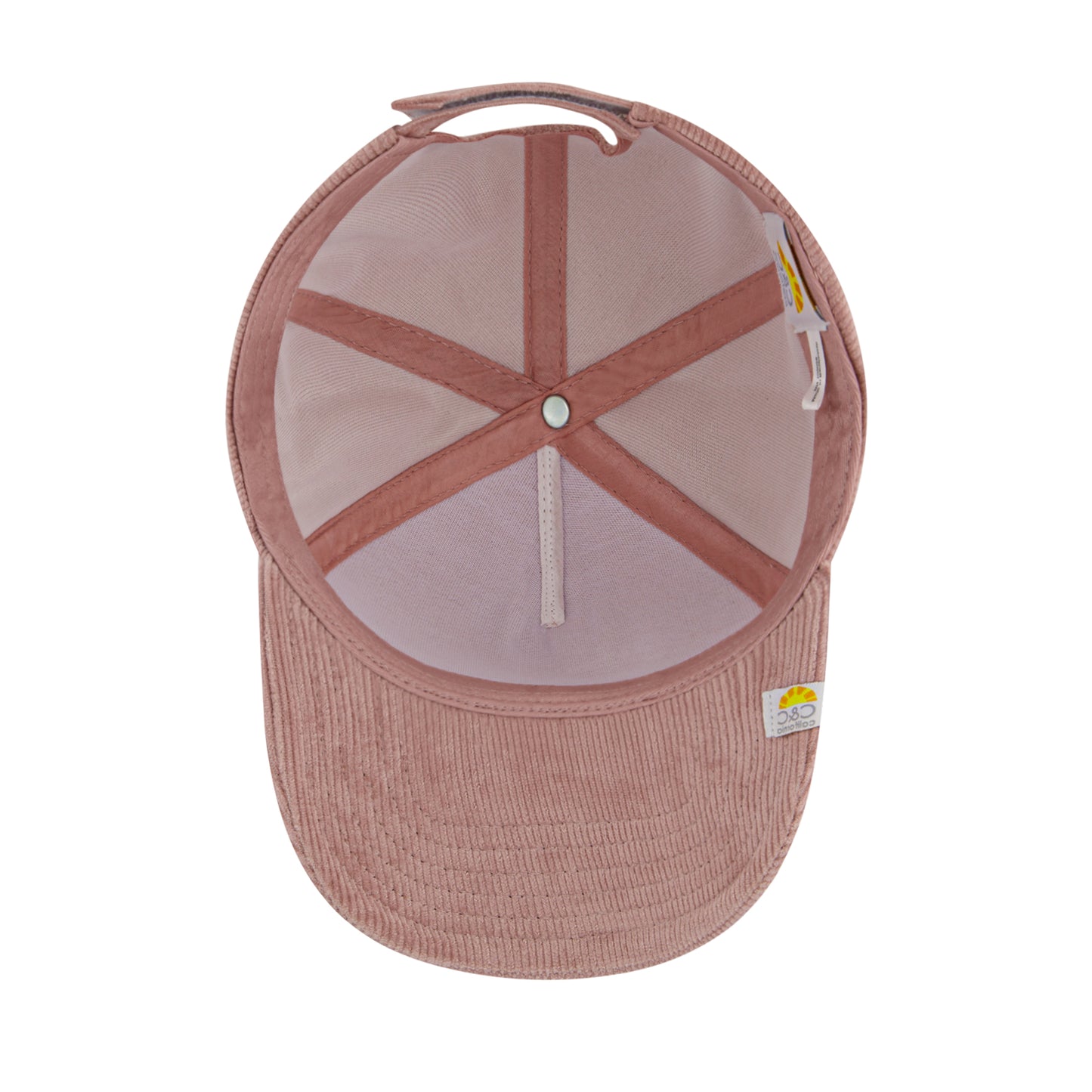 Concept One Women's C & C California Cap, Corduroy and Sherpa Baseball Hat with Curved Brim
