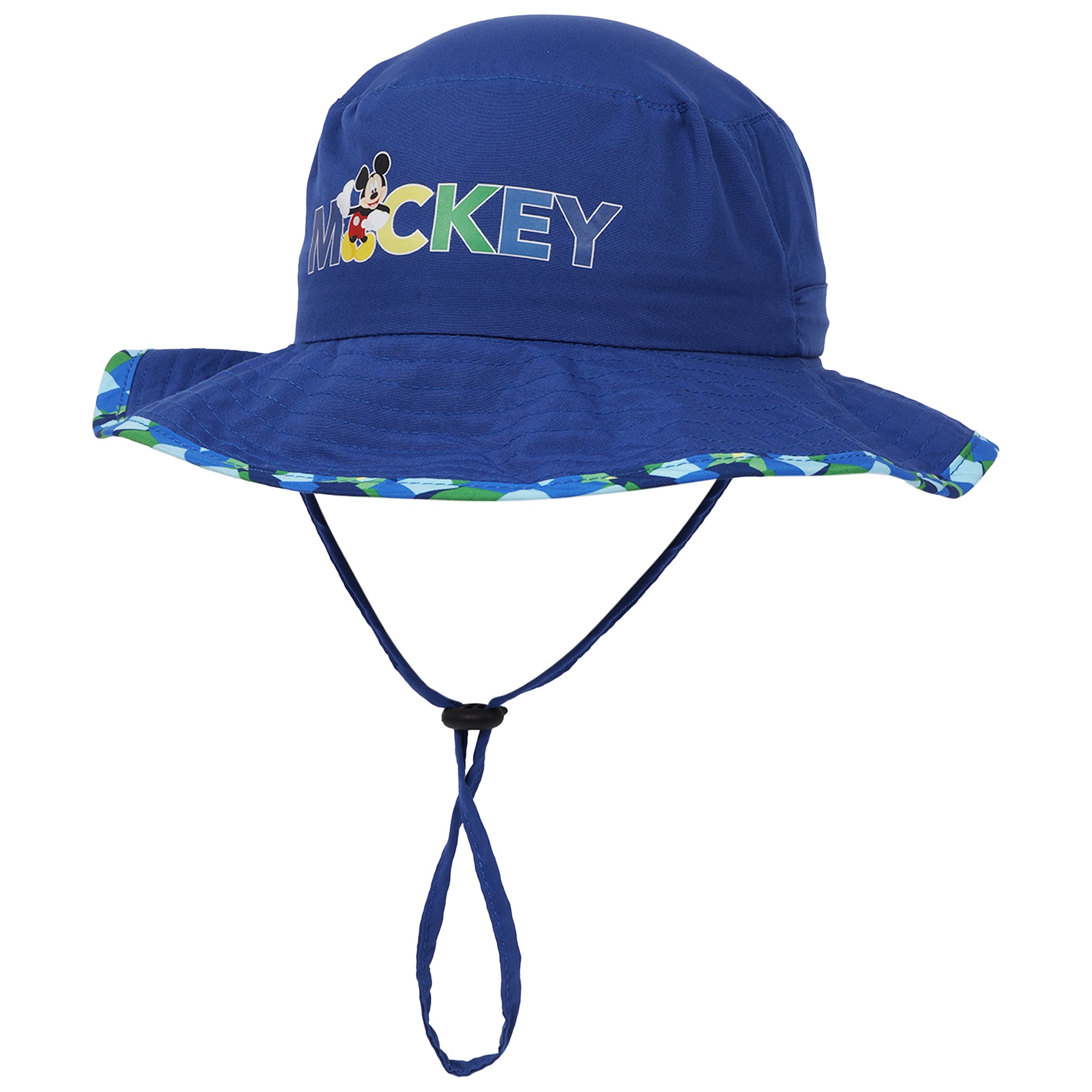 Disney Mickey Mouse Kids Bucket Hat with Adjustable Drawstring – Wide Brim Sun Hat Boonie For boys and Girls