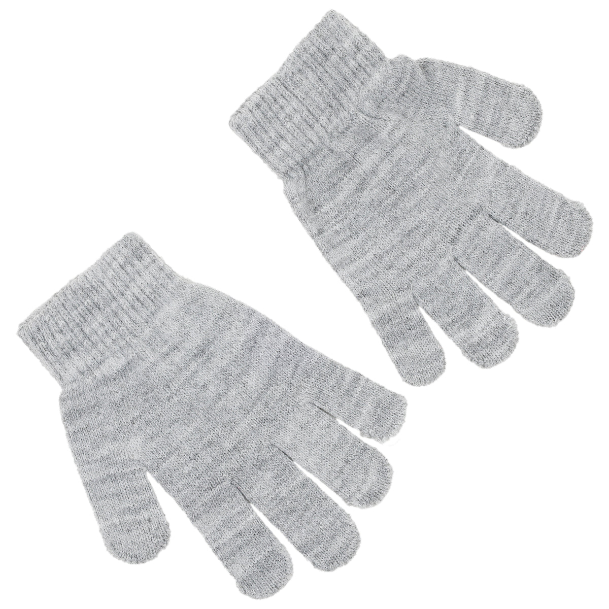 Disney Boys Mickey Mouse Winter Trapper Hat & 2-Pair Gloves Set – Grey/Black, Ages 4–7