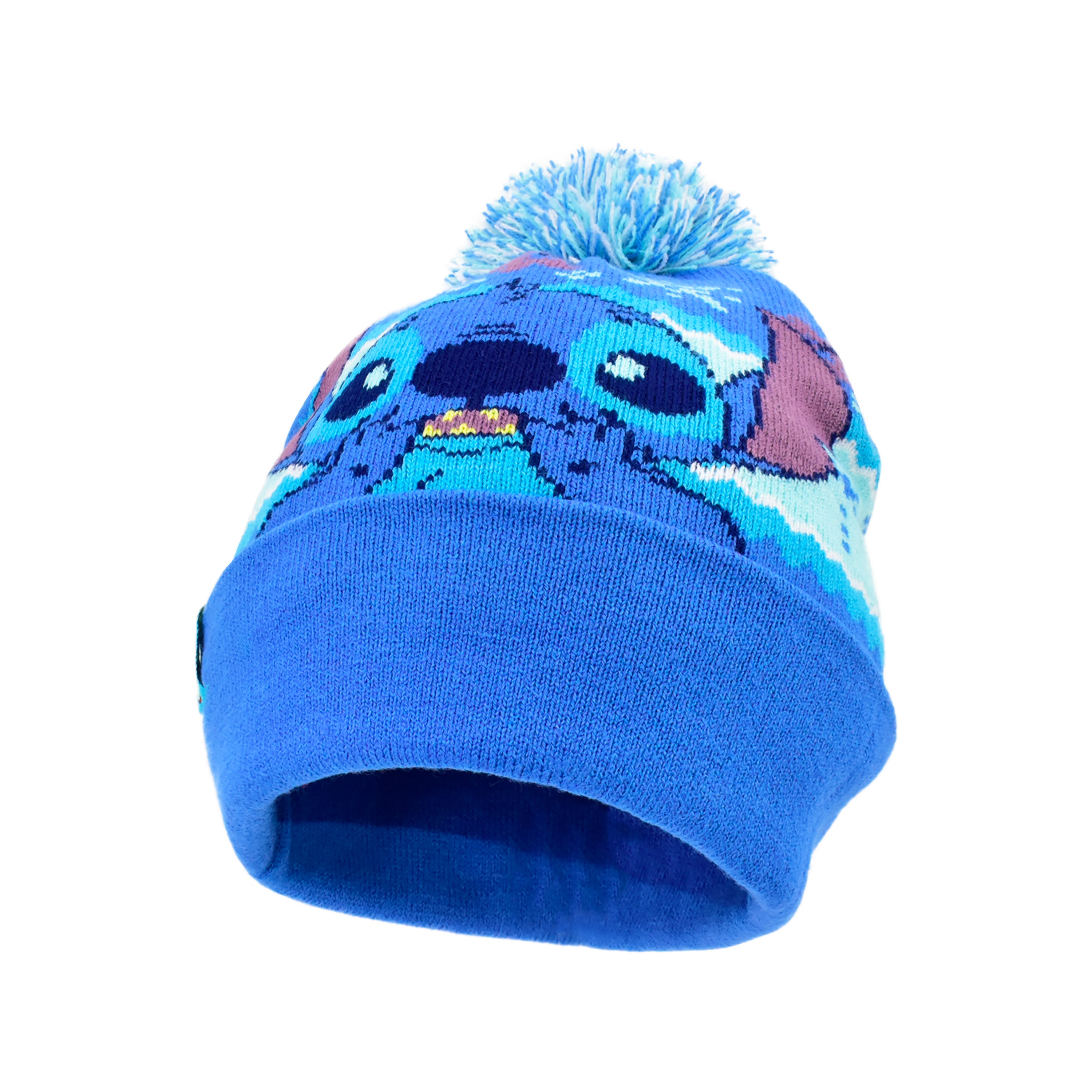 Disney Stitch Christmas Beanie with Pom