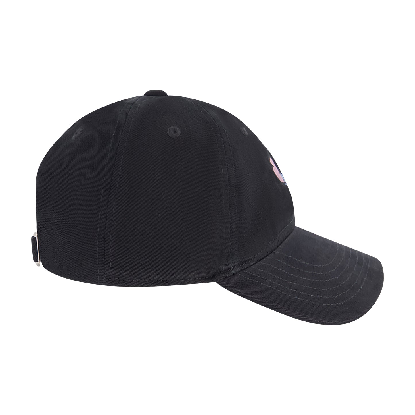 Disney Stitch Winky Face Embroidery Dad Cap,Black