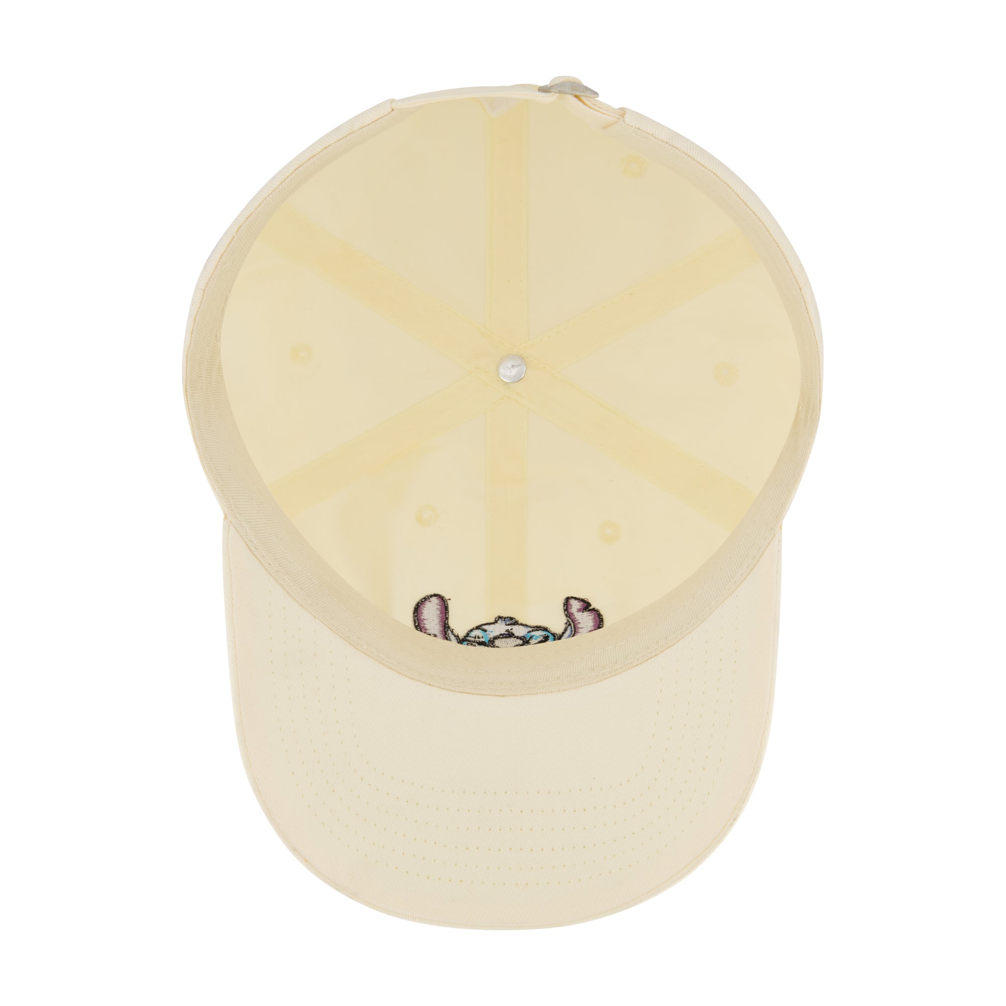 Disney Stitch Winky Face Embroidery Dad Cap,Khaki