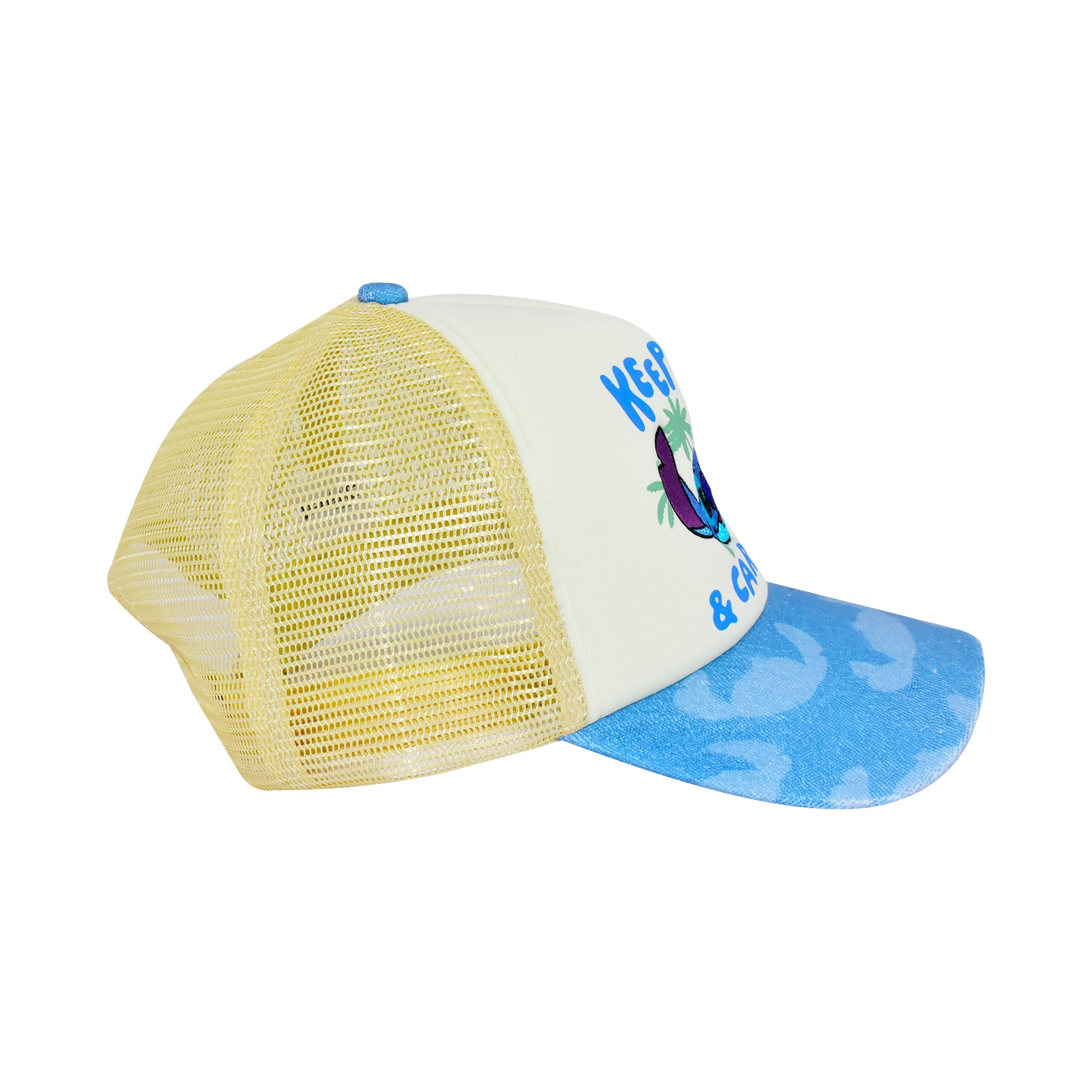 Disney Stitch Dad Hat, Adult Cotton Baseball Cap with Curved Brim