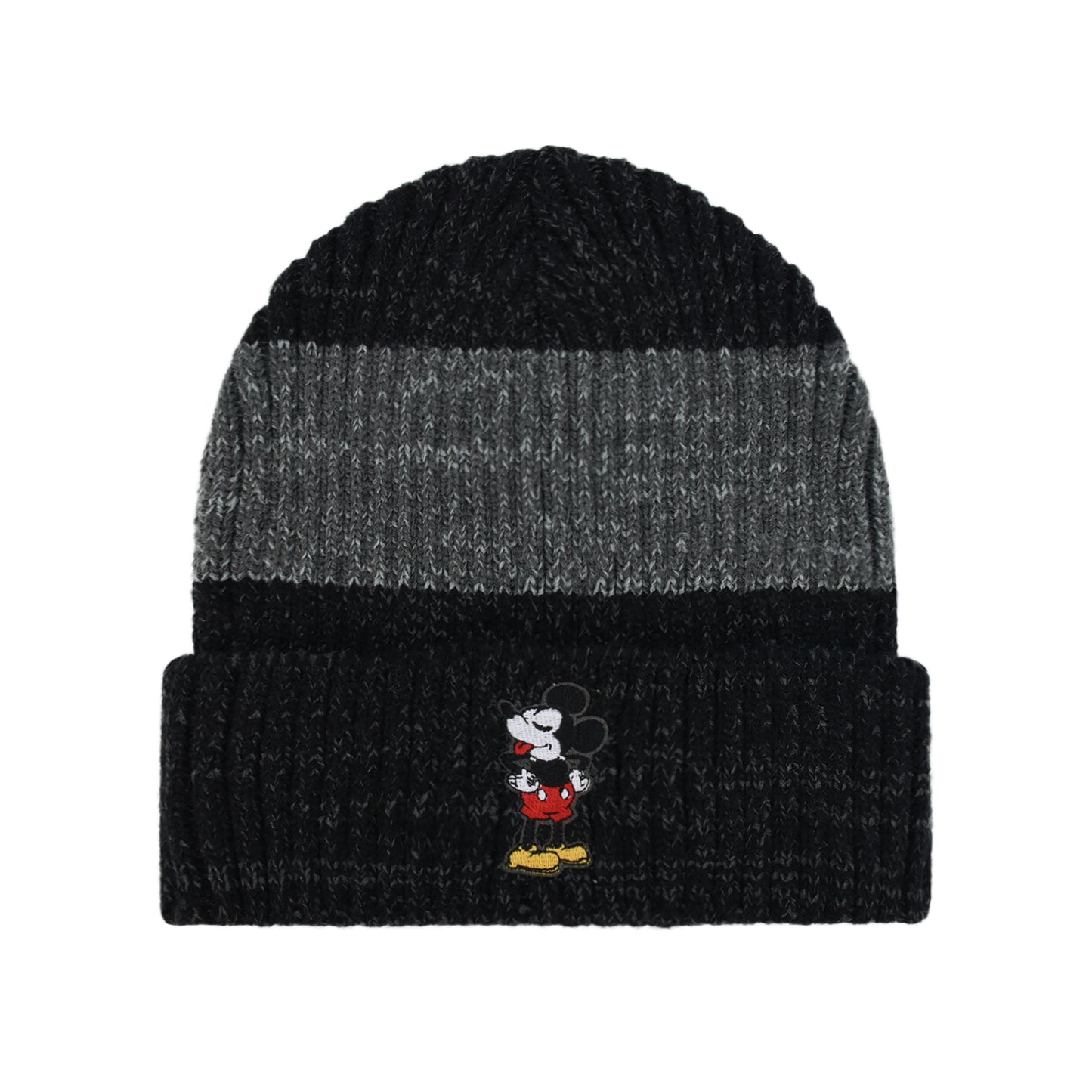 Concept One Disney Mickey Mouse Cuffed Beanie Hat, Knitted Stocking Cap