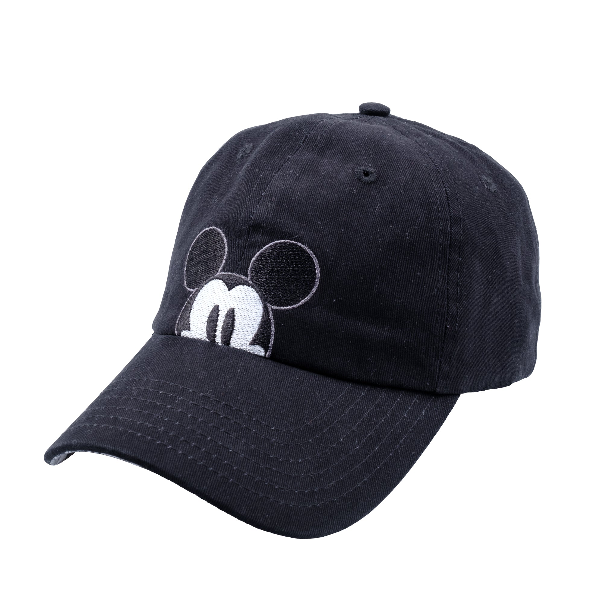 Mickey Mouse Peeking Dad Hat - Classic Disney Style