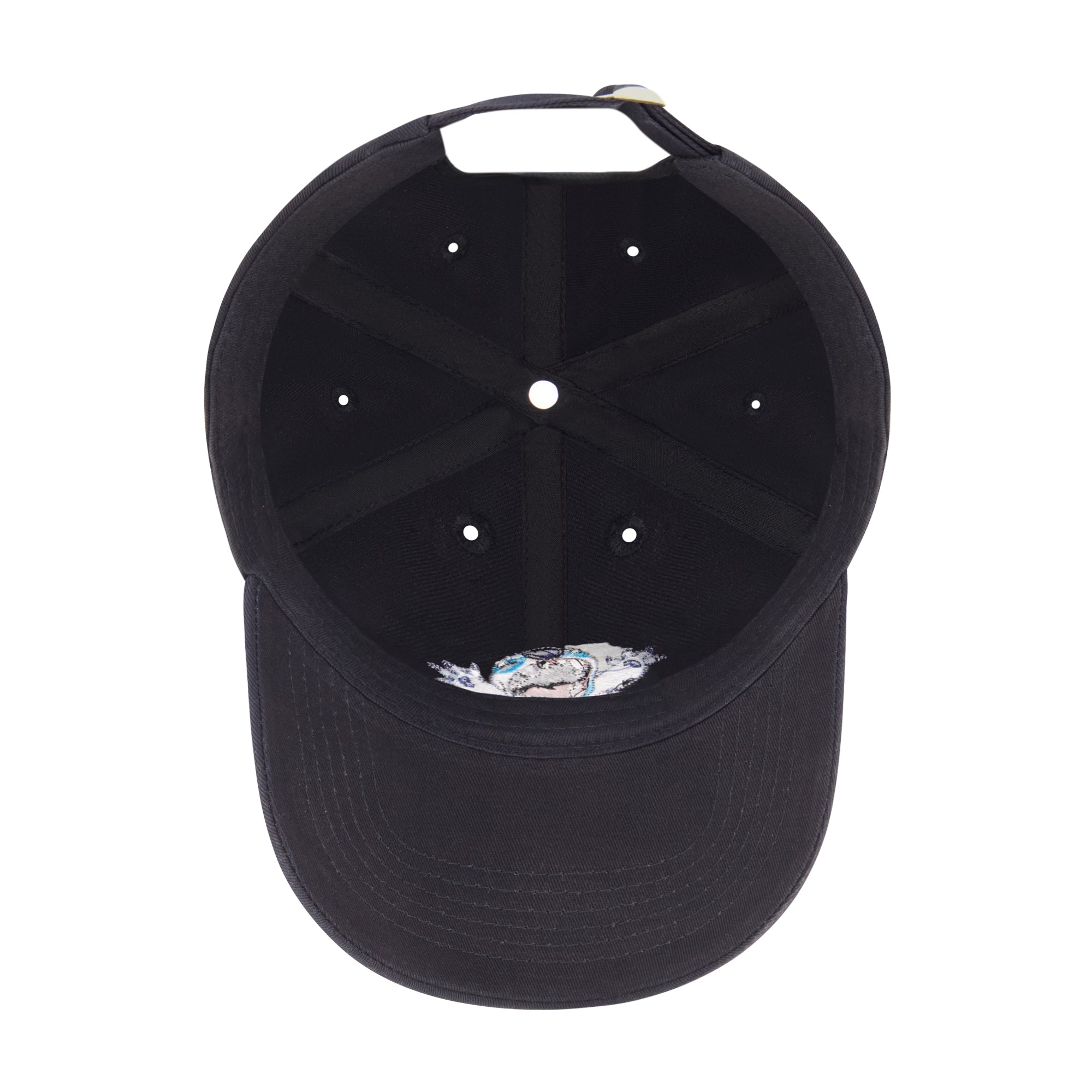 Disney Stitch Print With Embroidery Dad Cap,Black