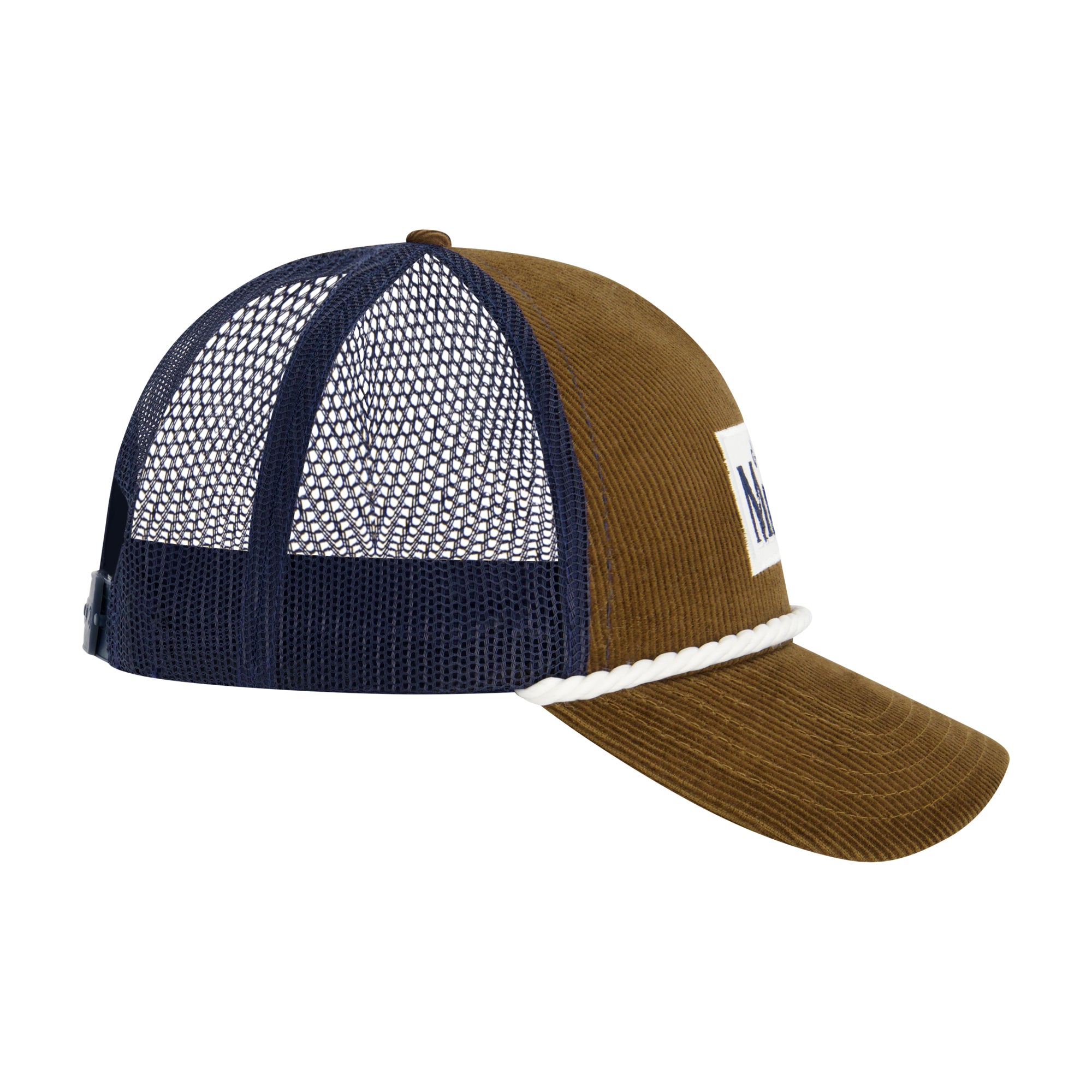 Cerveza Modelo Corduroy Trucker Hat with Rope Detail – Adjustable Mesh Snapback