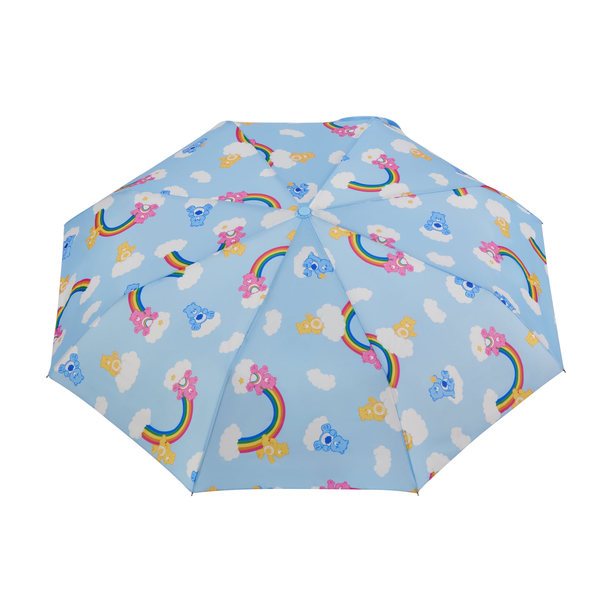 Care Bears Adult Rain Umbrella – 39" Automatic Folding, Compact & Travel-Friendly