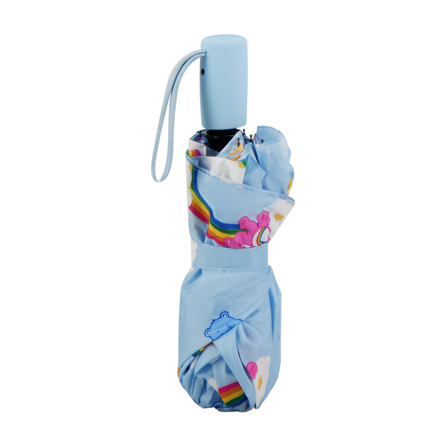 Care Bears Adult Rain Umbrella – 39" Automatic Folding, Compact & Travel-Friendly