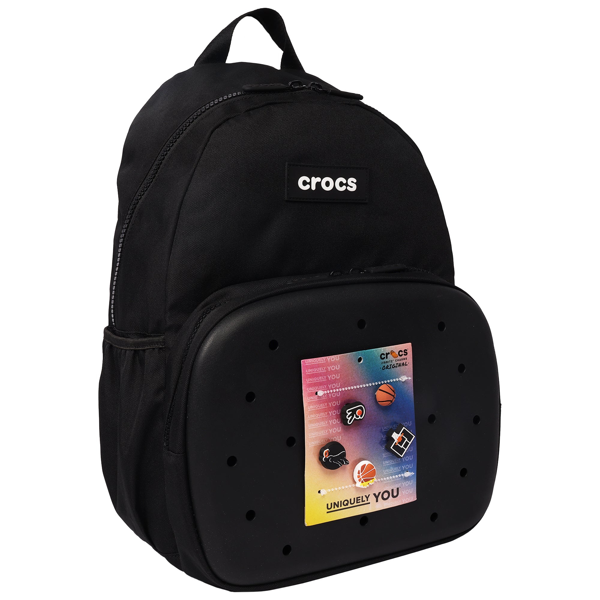 Crocs Back to School Backpack with EVA Front Pocket – Customizable Backpack with Sports Jibbitz™ Charms