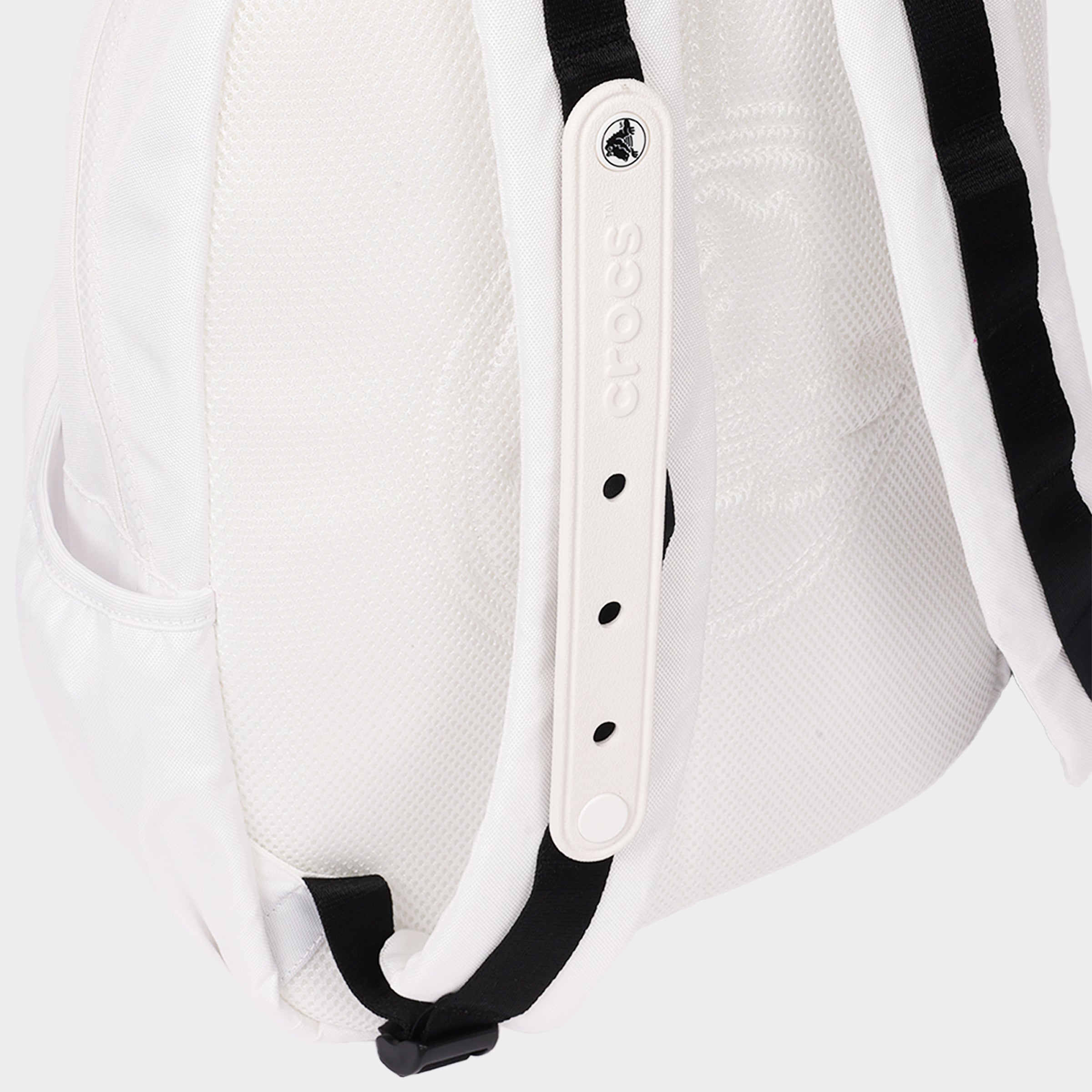 Crocs Back to School Backpack with EVA Front Pocket – Customizable Jibbitz™ Backpack (White)
