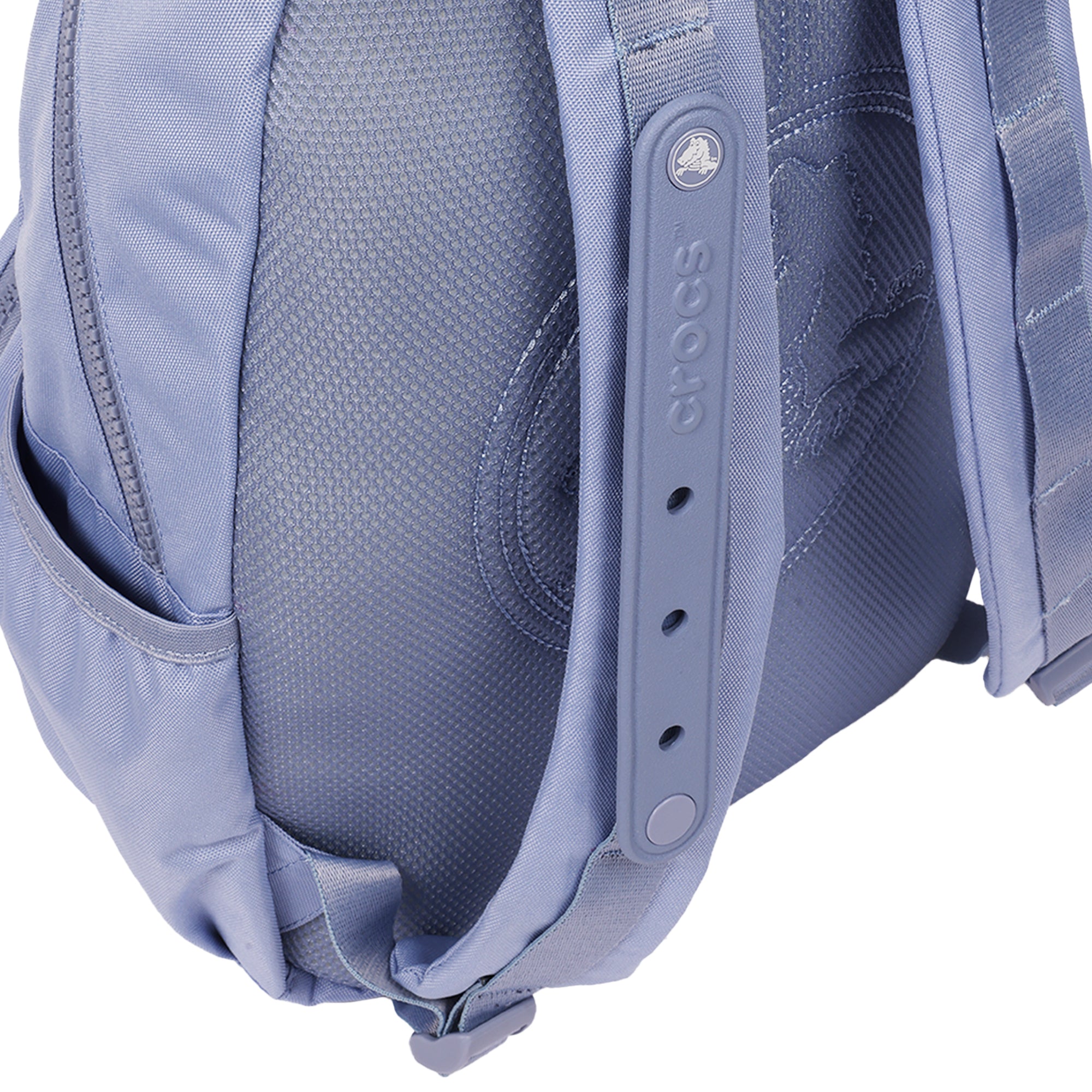 Crocs Back to School Backpack with EVA Front Pocket – Customizable Jibbitz™ Backpack (Blue Haze)
