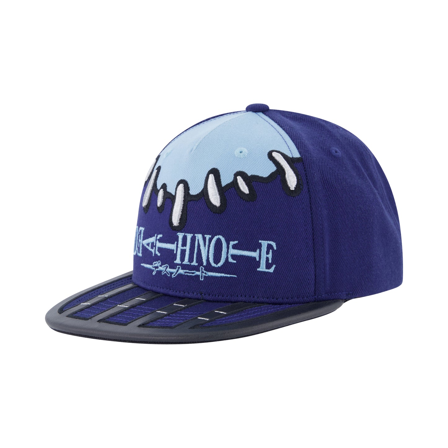 Death Note Baseball Cap, Ryuk Skater Adjustable Snapback Baseball Hat with Flat Brim, Blue, One Size