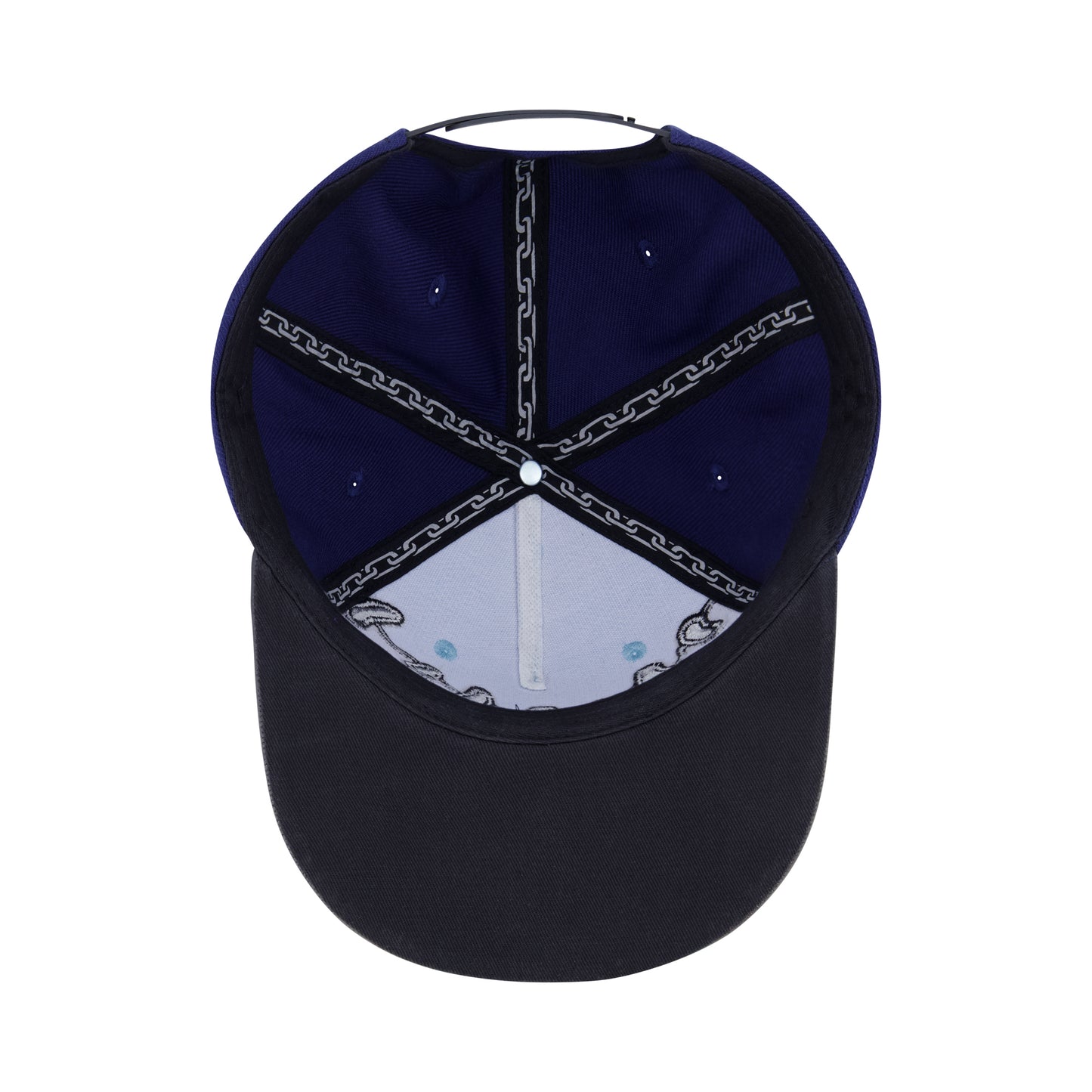 Death Note Baseball Cap, Ryuk Skater Adjustable Snapback Baseball Hat with Flat Brim, Blue, One Size