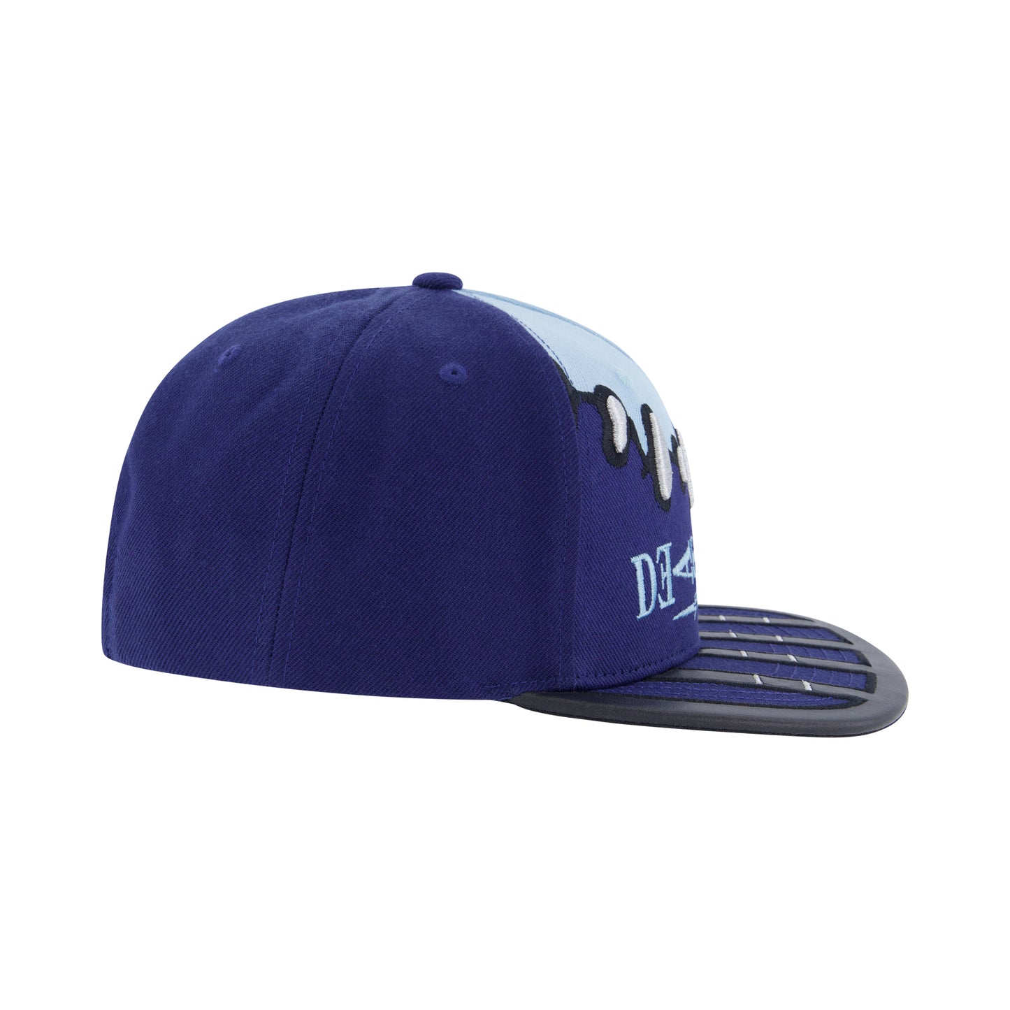 Death Note Baseball Cap, Ryuk Skater Adjustable Snapback Baseball Hat with Flat Brim, Blue, One Size